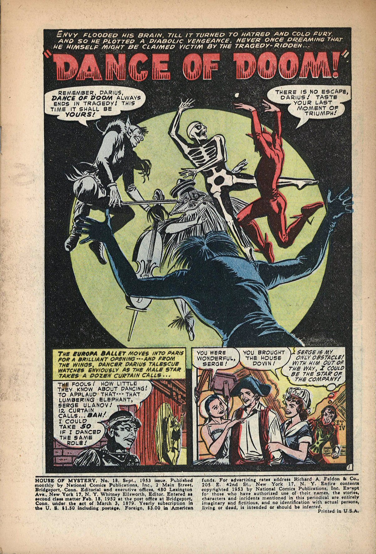 Read online House of Mystery (1951) comic -  Issue #18 - 3