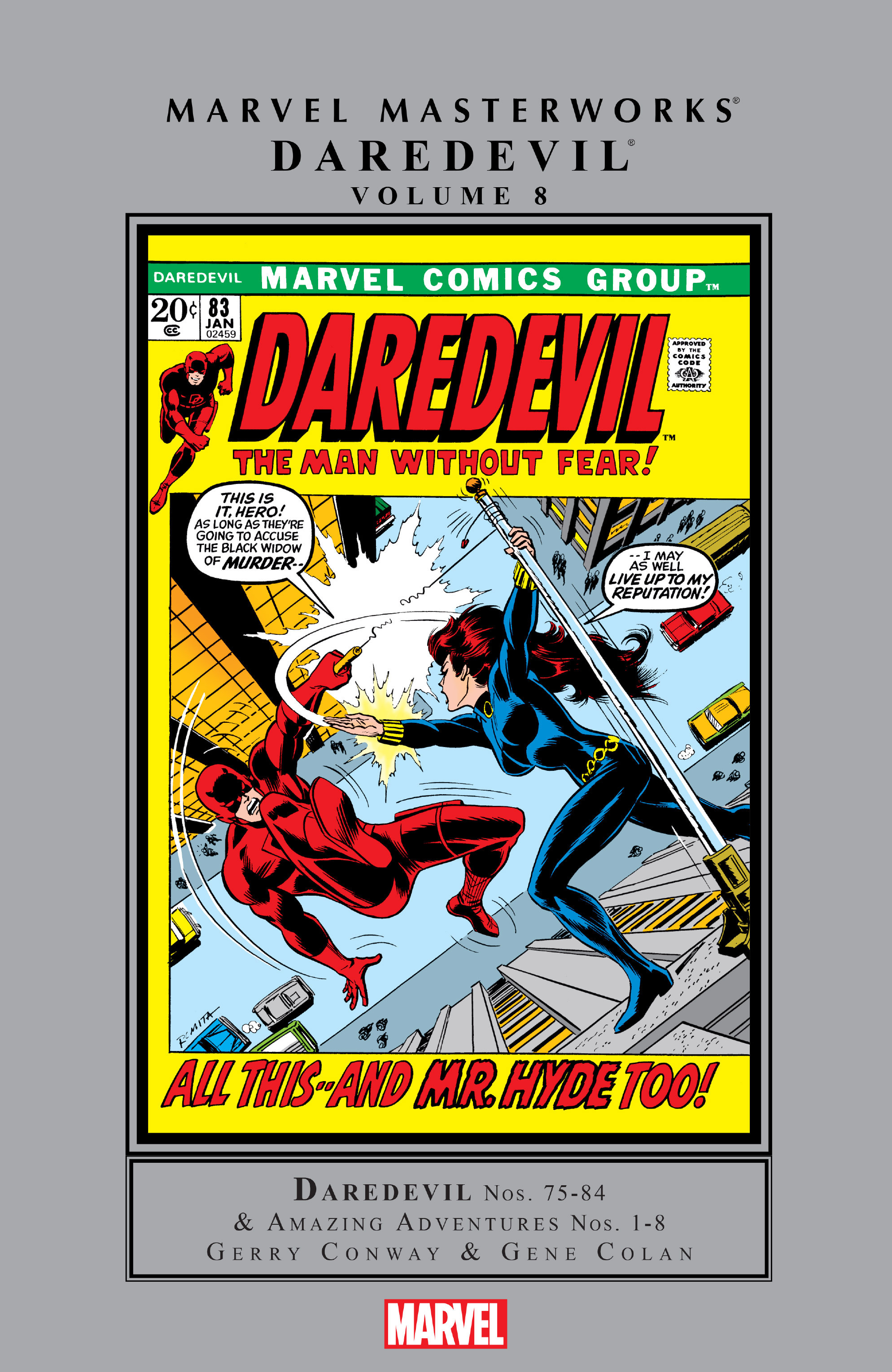 Read online Marvel Masterworks: Daredevil comic -  Issue # TPB 8 (Part 1) - 1