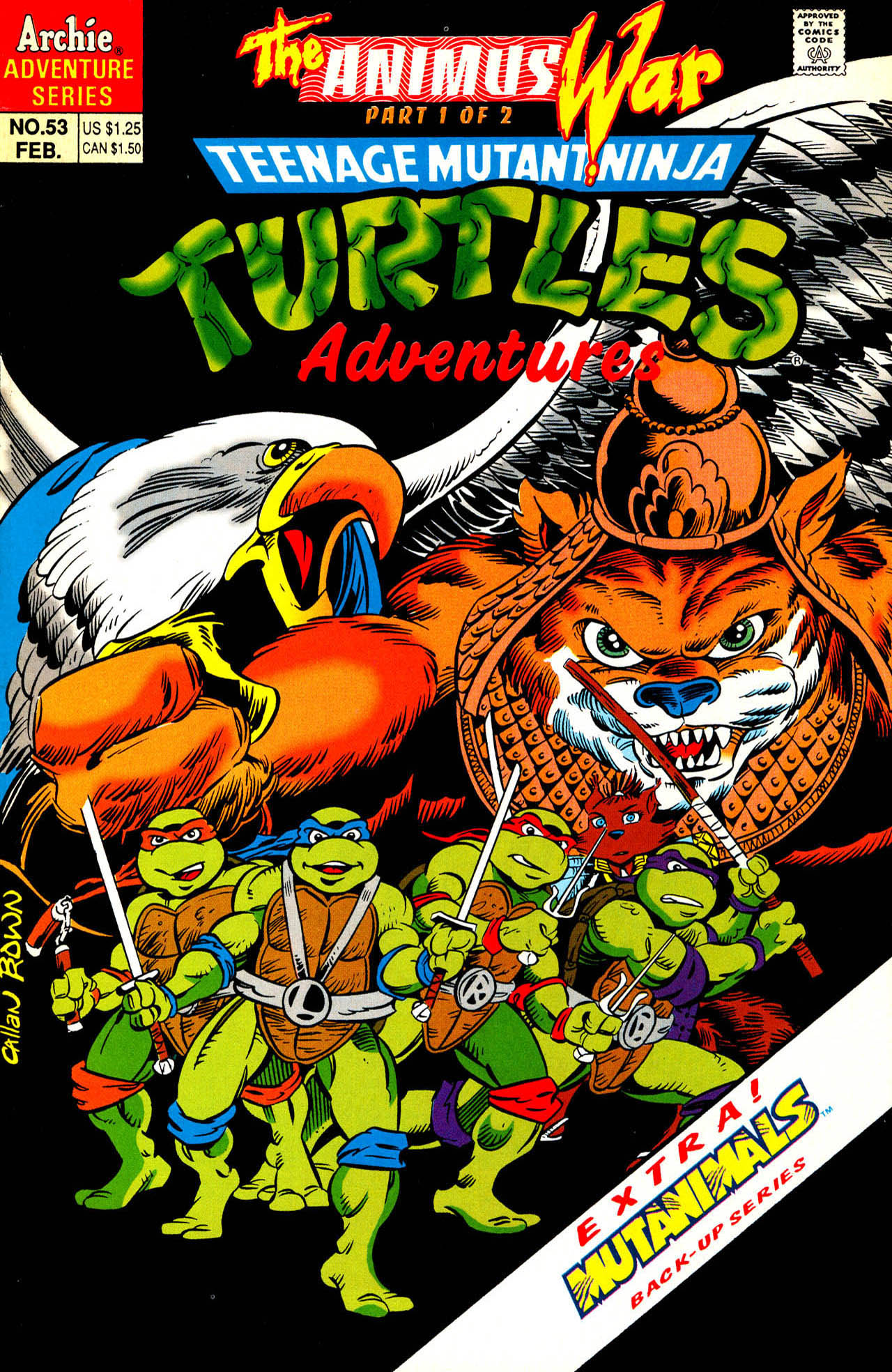 Read online Teenage Mutant Ninja Turtles Adventures (1989) comic -  Issue #53 - 1