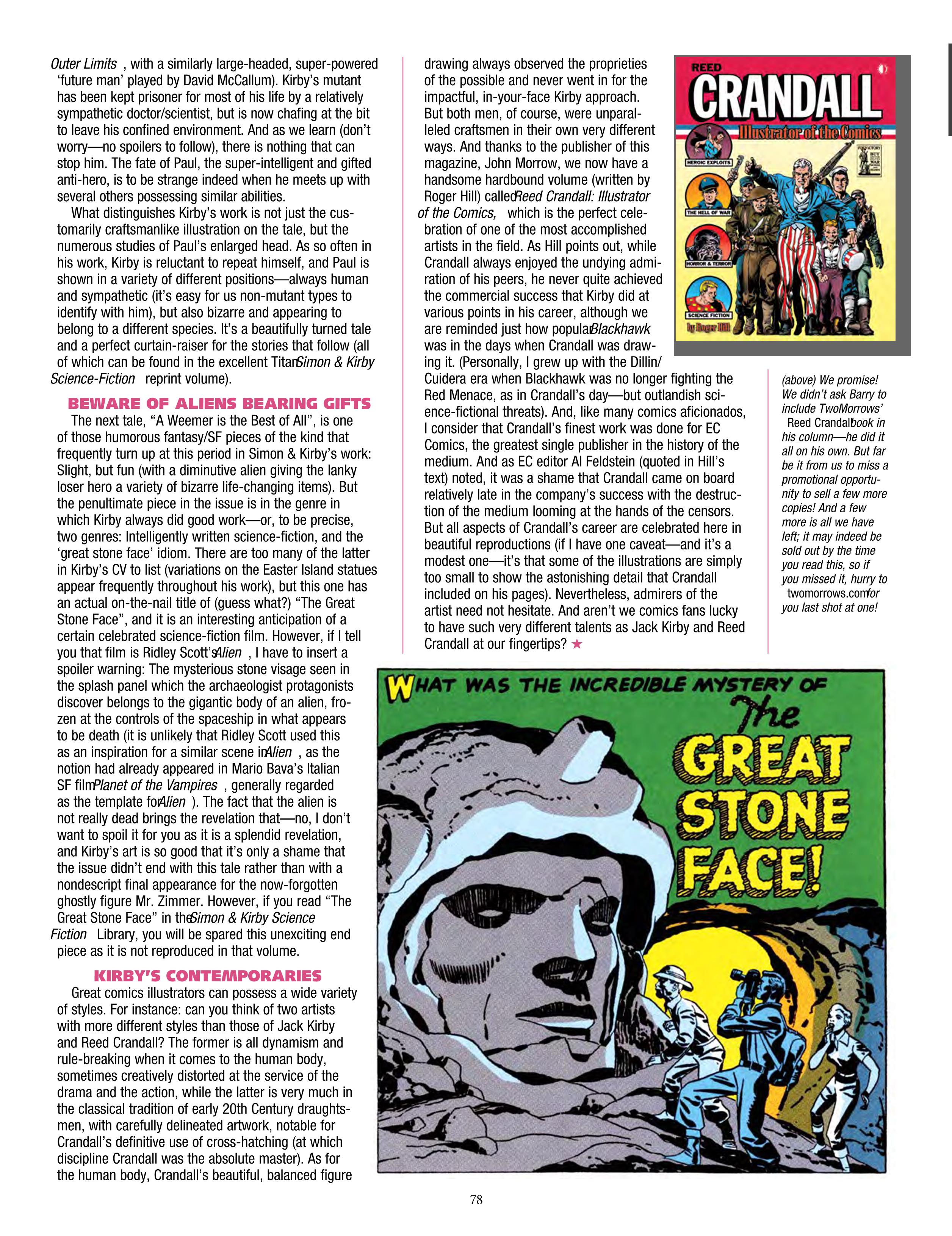 Read online The Jack Kirby Collector comic -  Issue #73 - 80