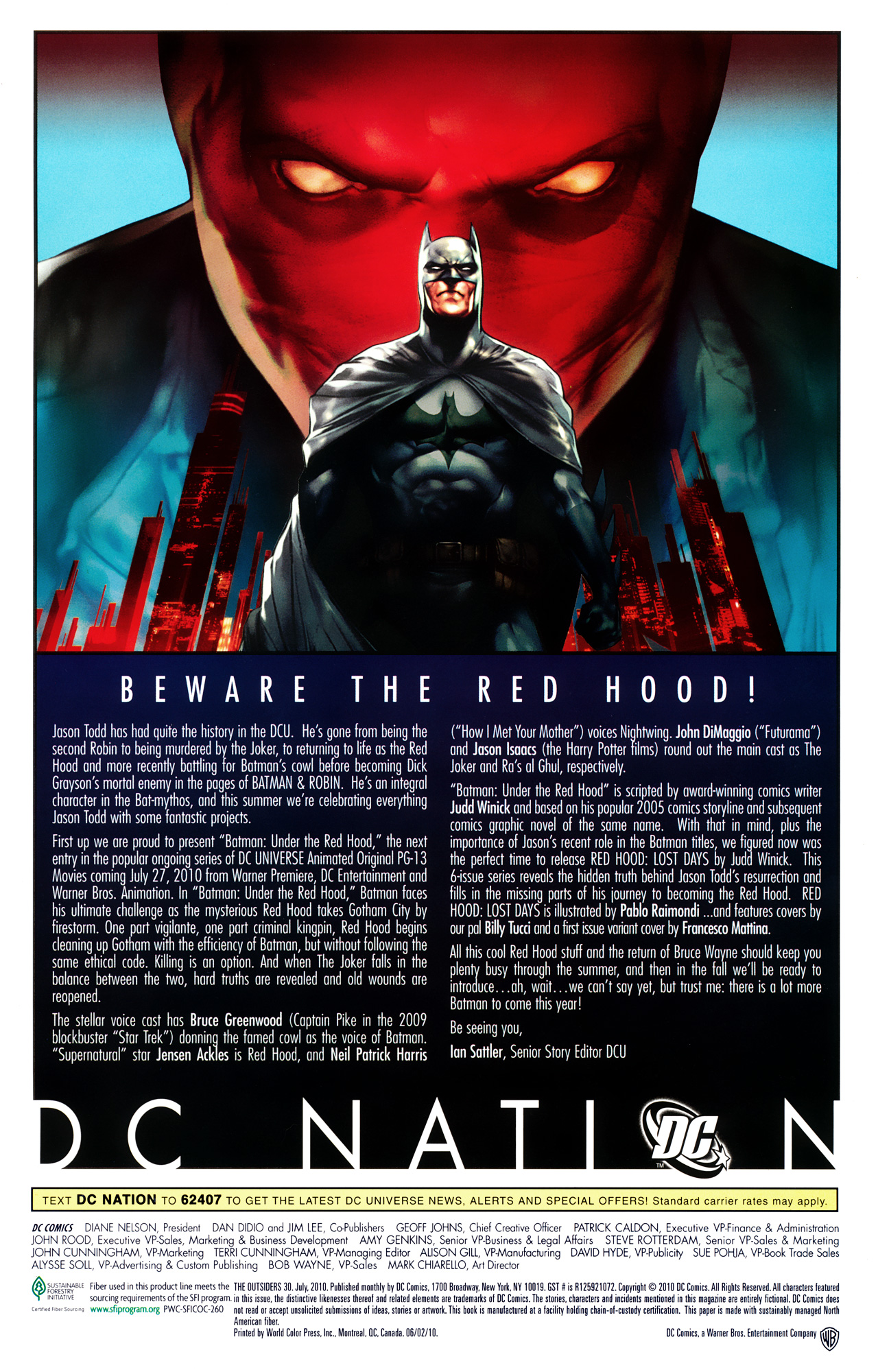 Read online The Outsiders (2009) comic -  Issue #30 - 23