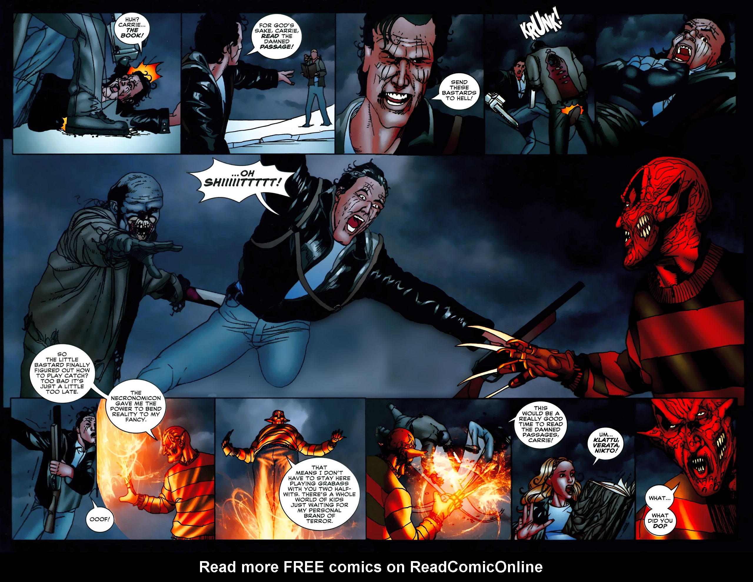 Read online Freddy Vs Jason Vs Ash comic -  Issue #6 - 17
