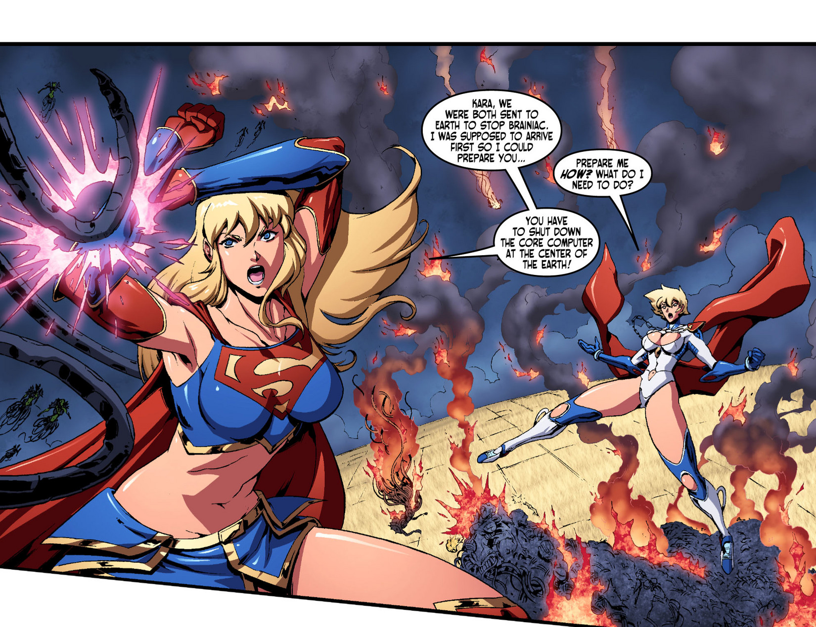 Read online Ame-Comi: Supergirl comic -  Issue #2 - 7