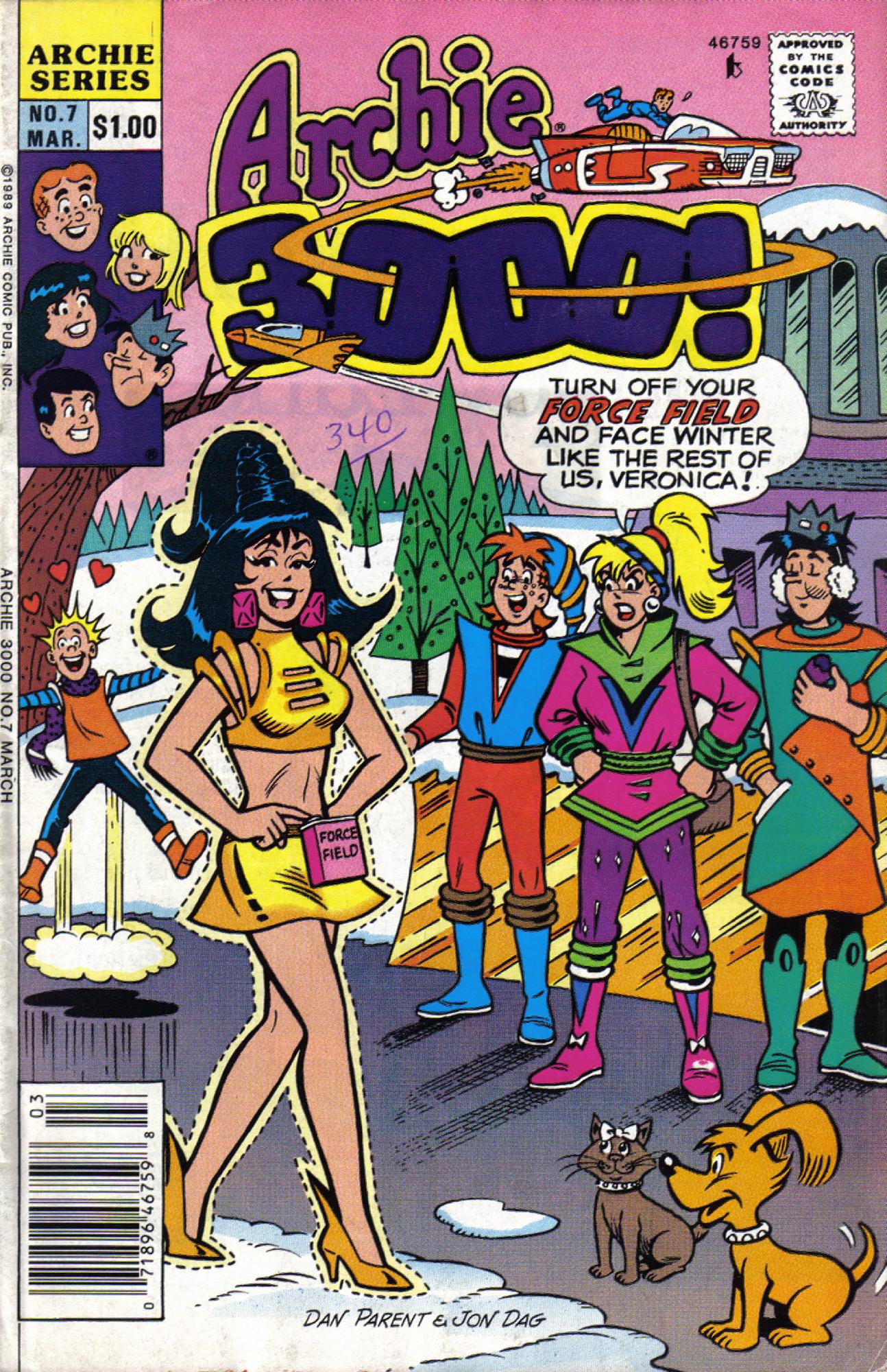 Read online Archie 3000! (1989) comic -  Issue #7 - 1