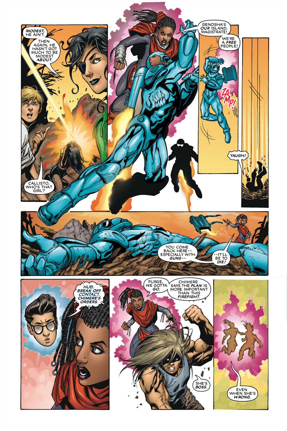 Read online Excalibur (2004) comic -  Issue #4 - 7