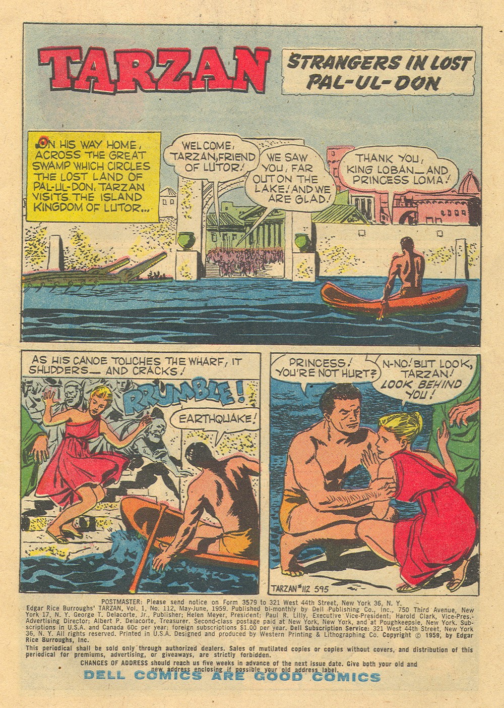 Read online Tarzan (1948) comic -  Issue #112 - 3