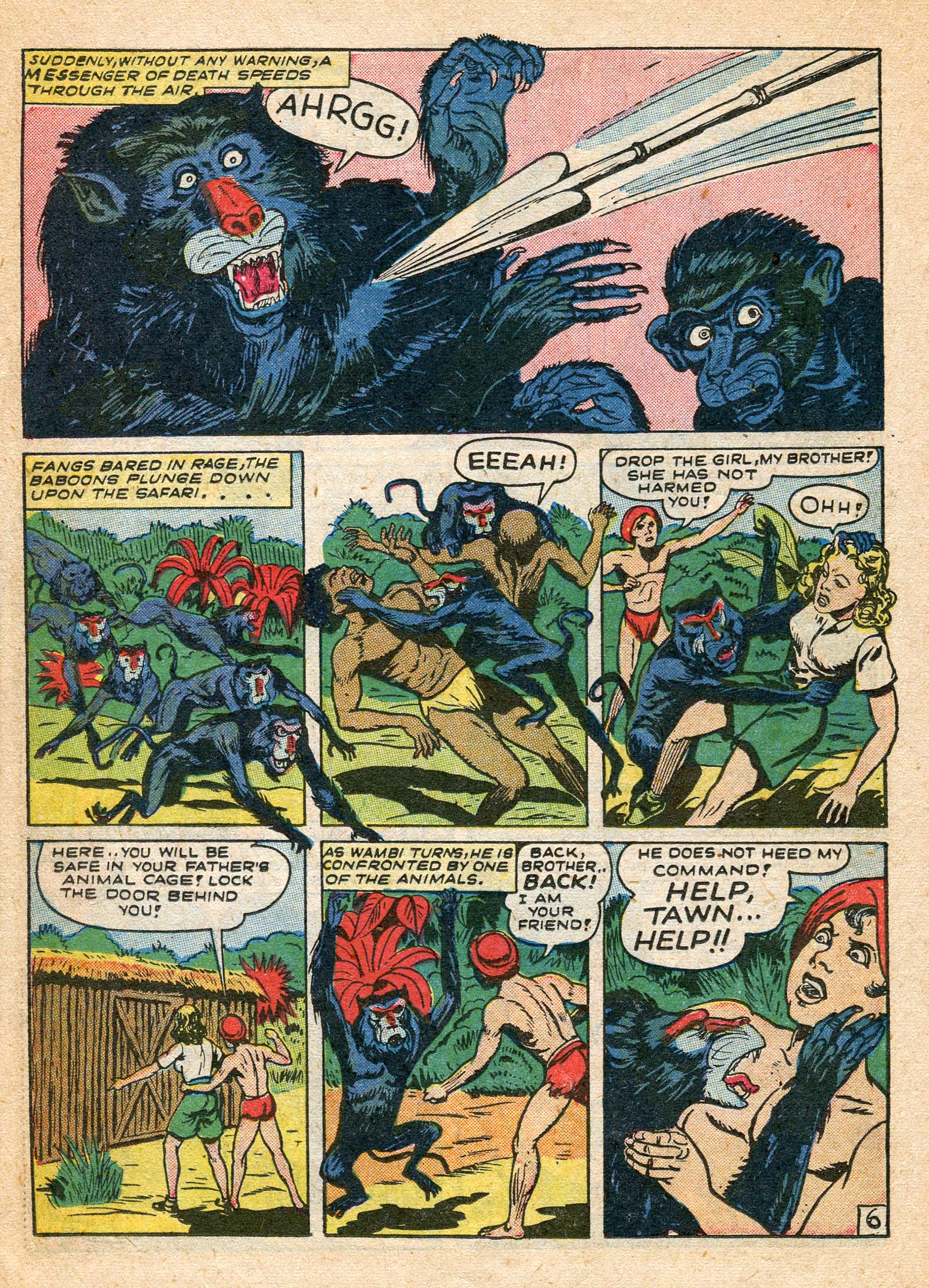 Read online Wambi Jungle Boy comic -  Issue #7 - 22