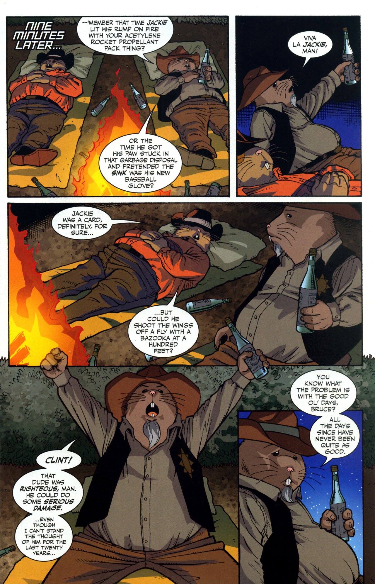 Read online Adolescent Radioactive Black Belt Hamsters (2008) comic -  Issue #3 - 5