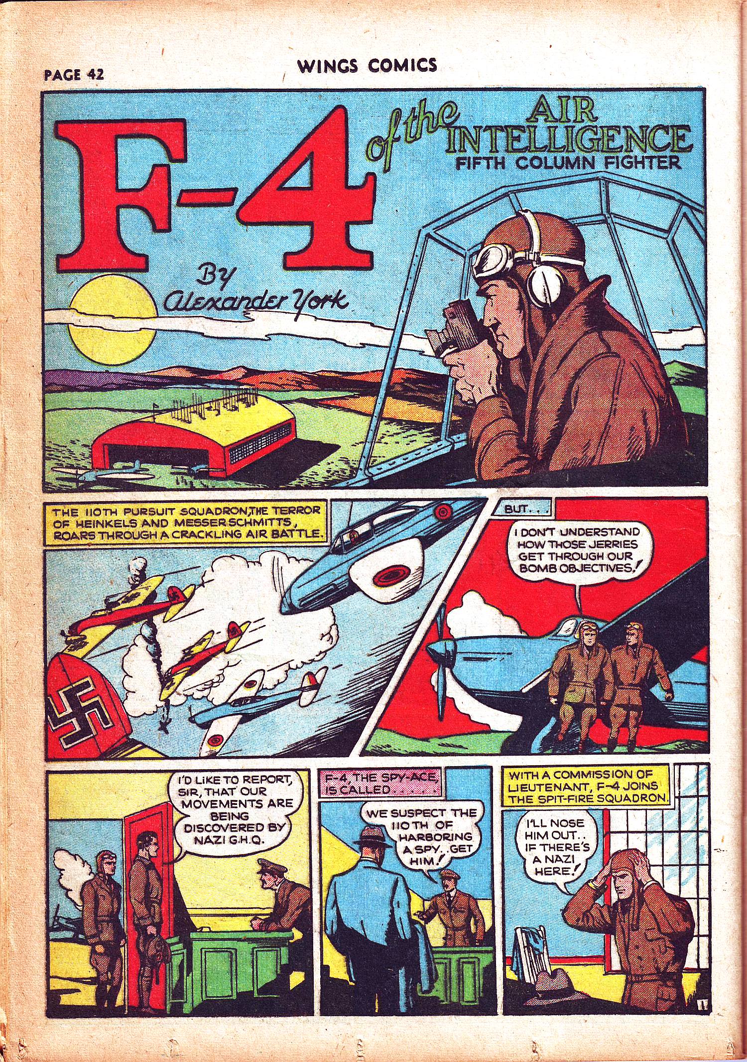 Read online Wings Comics comic -  Issue #3 - 44