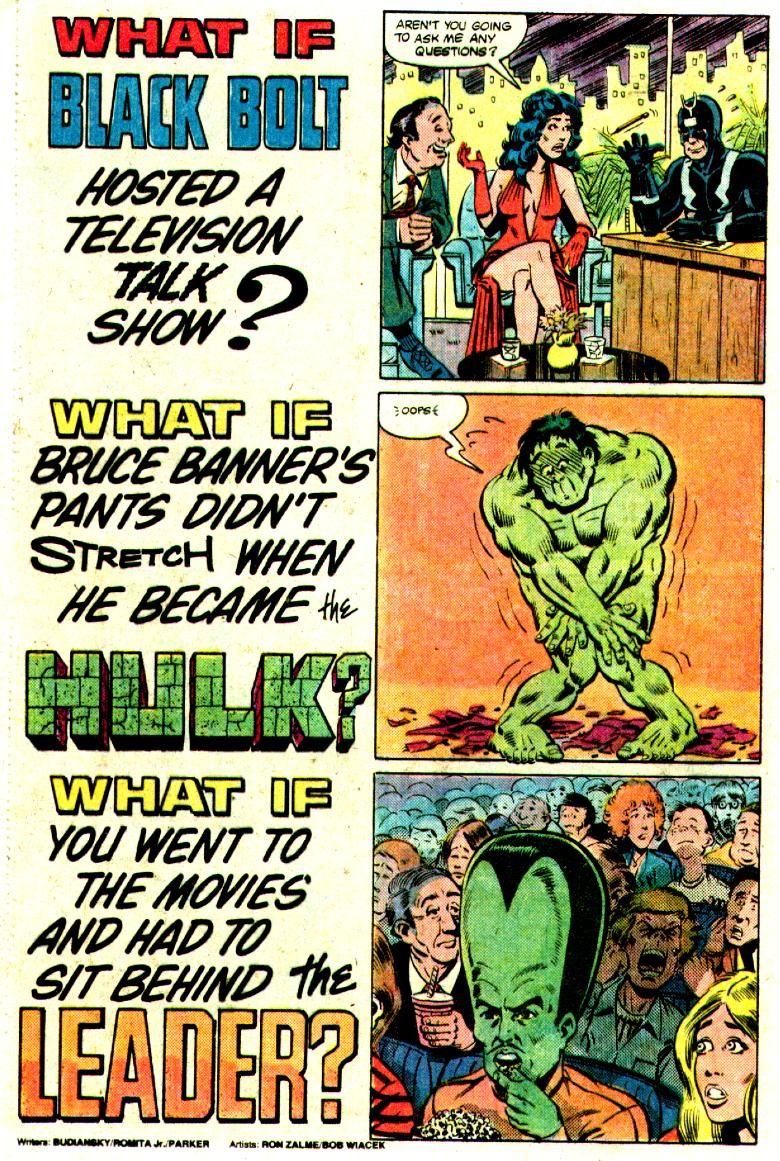 What If? (1977) issue 34 - The Watcher were a stand up comedian - Page 28