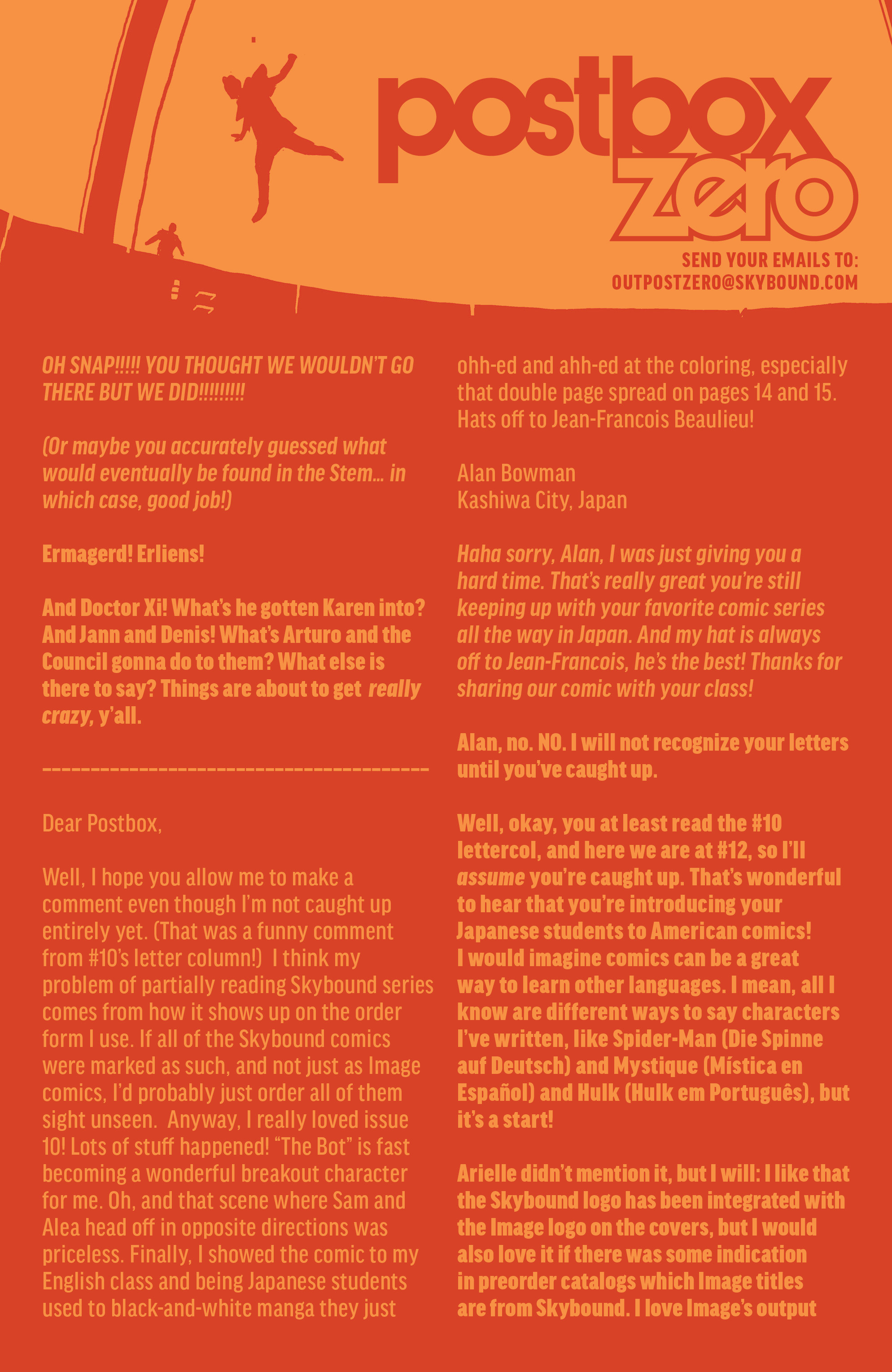 Read online Outpost Zero comic -  Issue #12 - 23