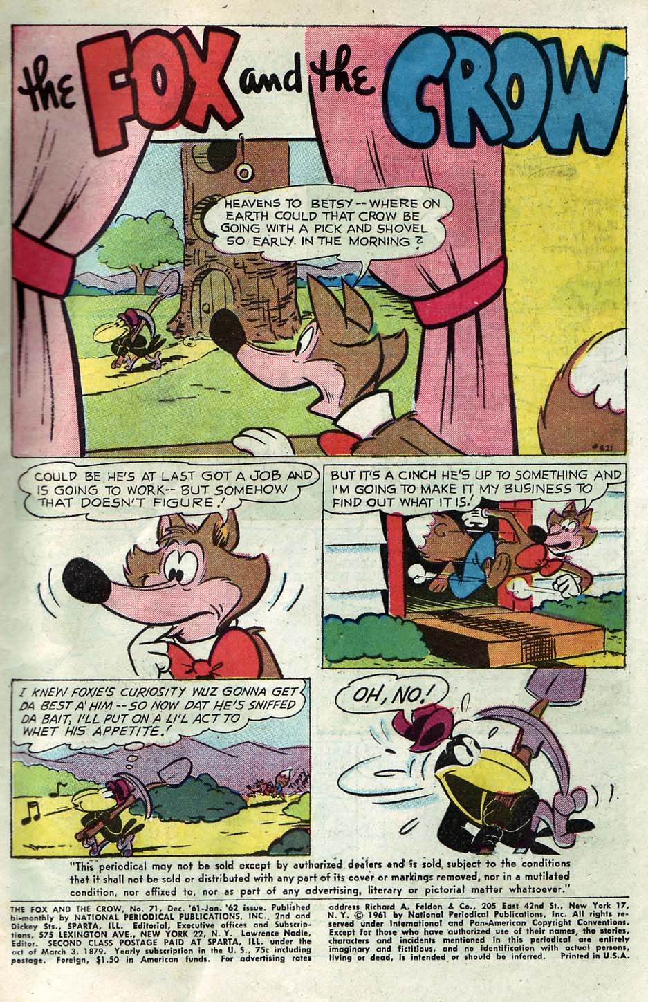 Read online The Fox and the Crow comic -  Issue #71 - 3