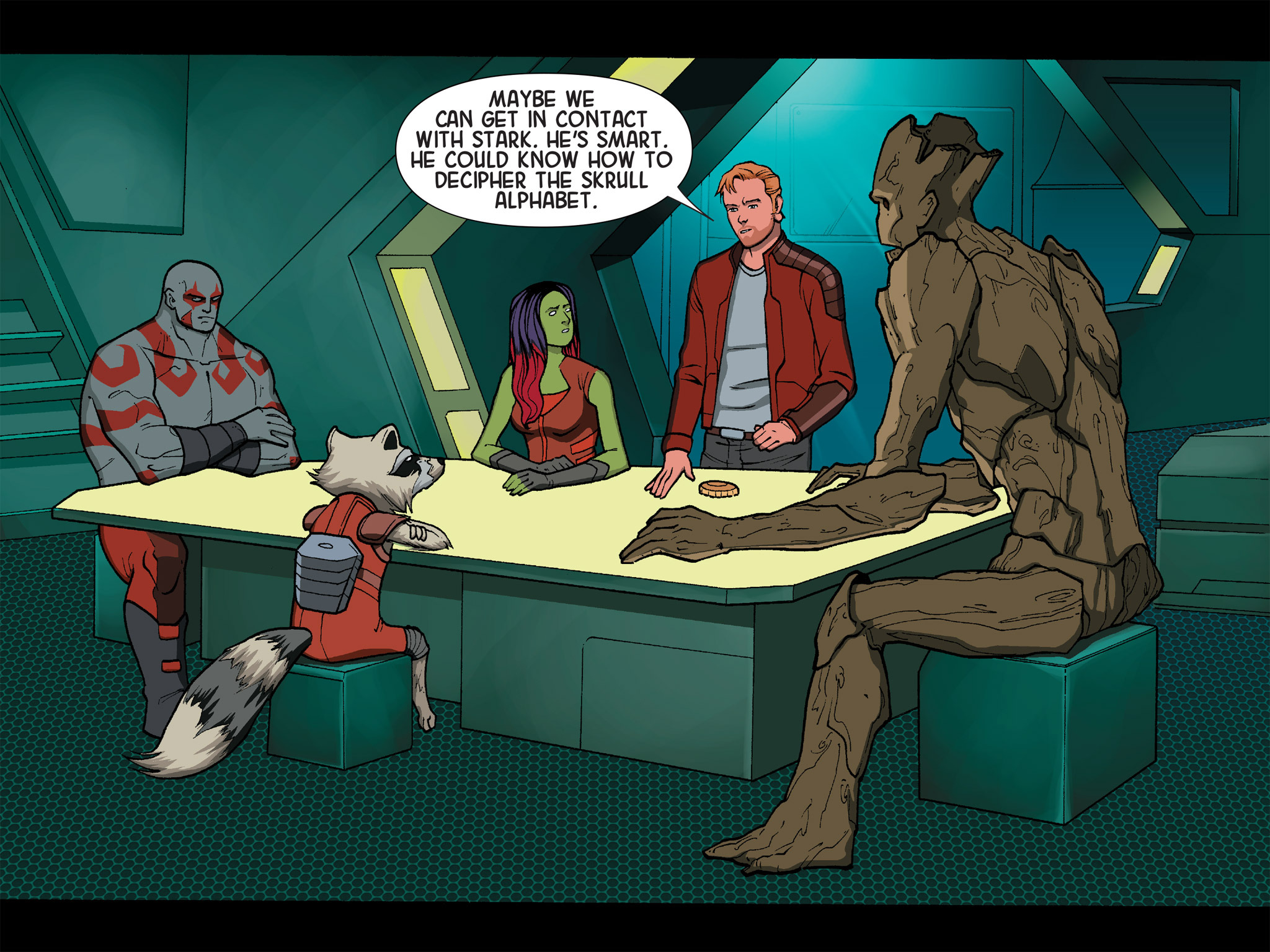 Read online Guardians of the Galaxy: Awesome Mix Infinite Comic comic -  Issue #7 - 12