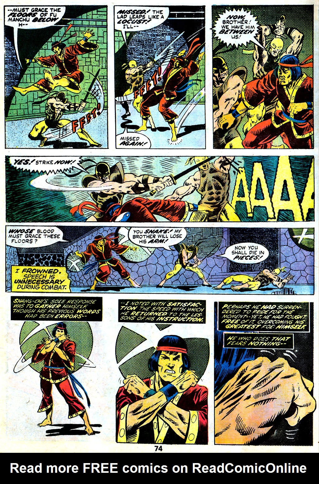 Read online Savage Fists Of Kung Fu comic -  Issue # TPB - 74