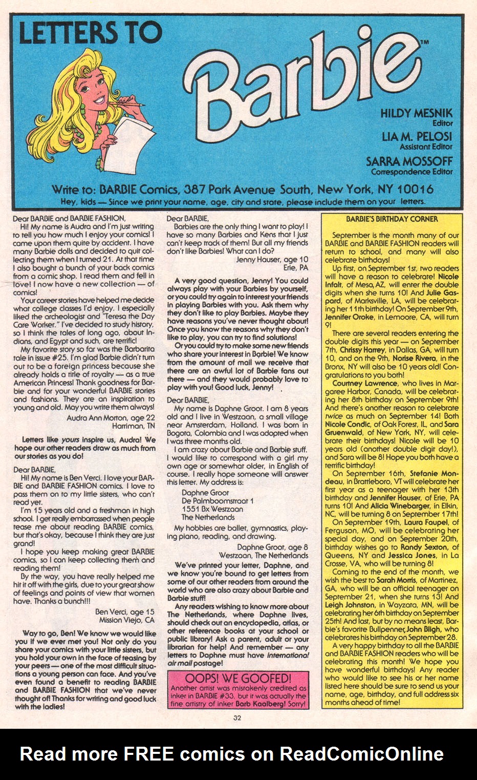 Read online Barbie comic -  Issue #35 - 33