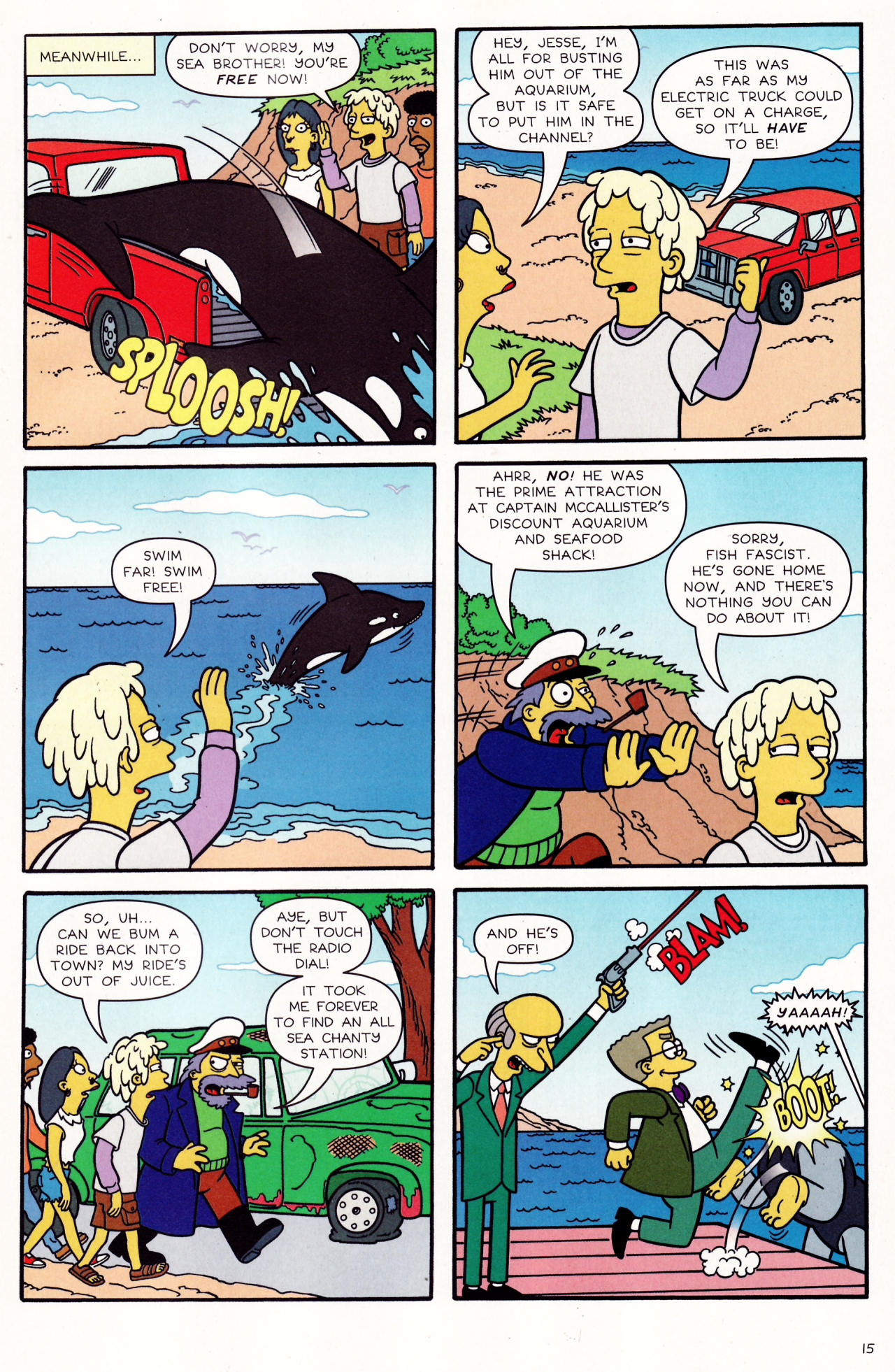 Read online Simpsons Comics comic -  Issue #134 - 12