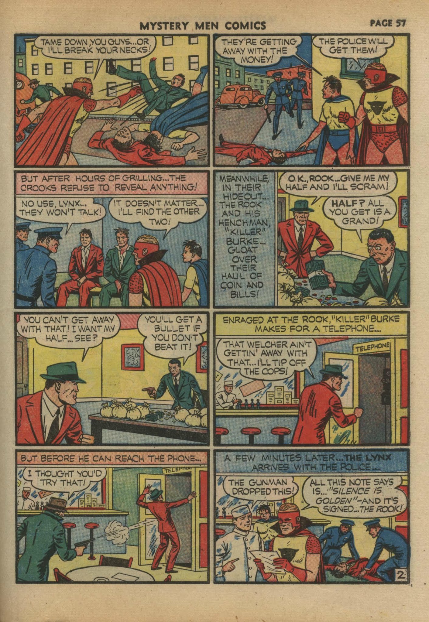 Read online Mystery Men Comics comic -  Issue #18 - 59