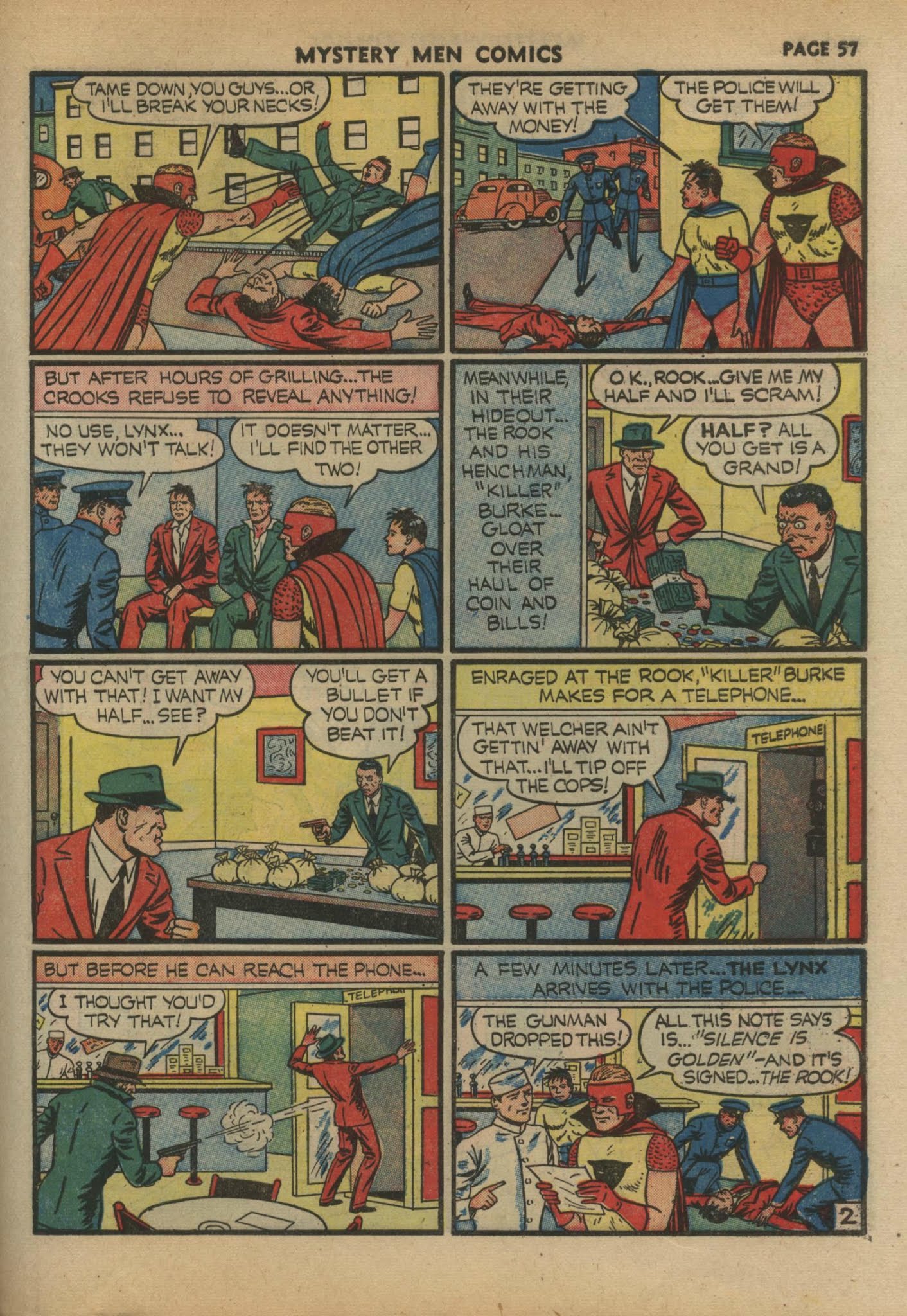 Read online Mystery Men Comics comic -  Issue #18 - 59