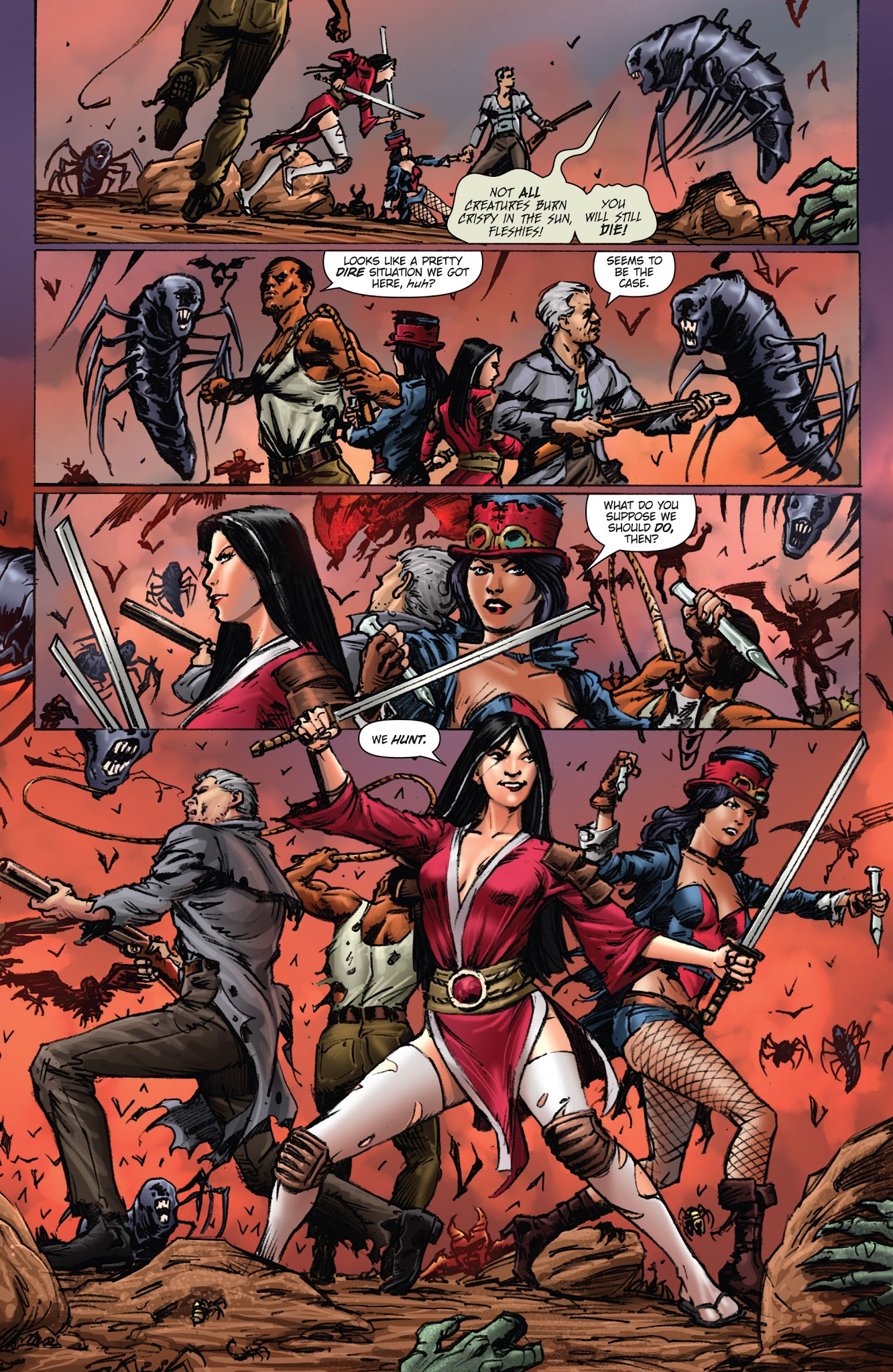 Read online Grimm Fairy Tales presents Hunters: The Shadowlands comic -  Issue # TPB - 117