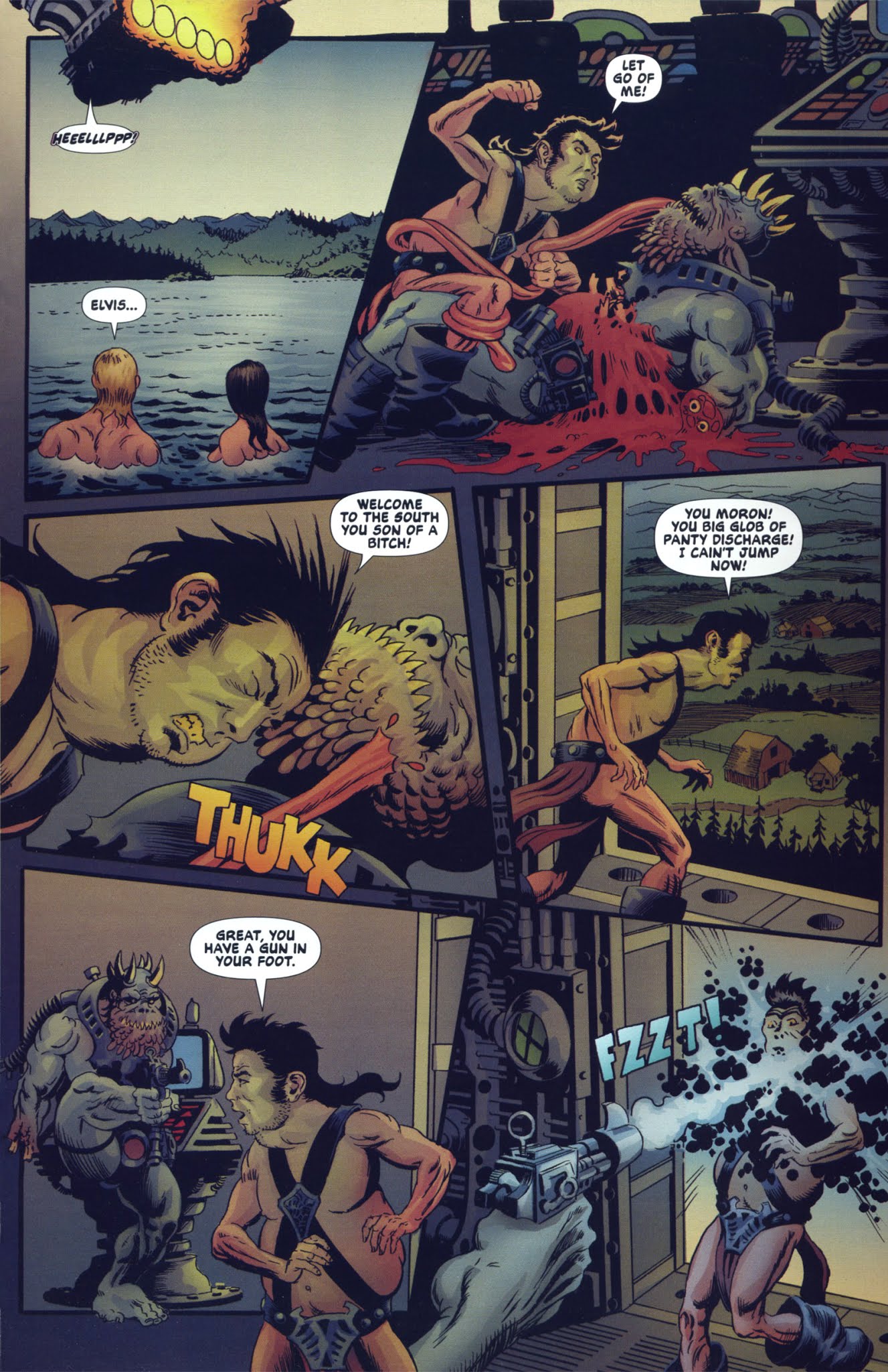 Read online Alien Pig Farm 3000 comic -  Issue #4 - 17