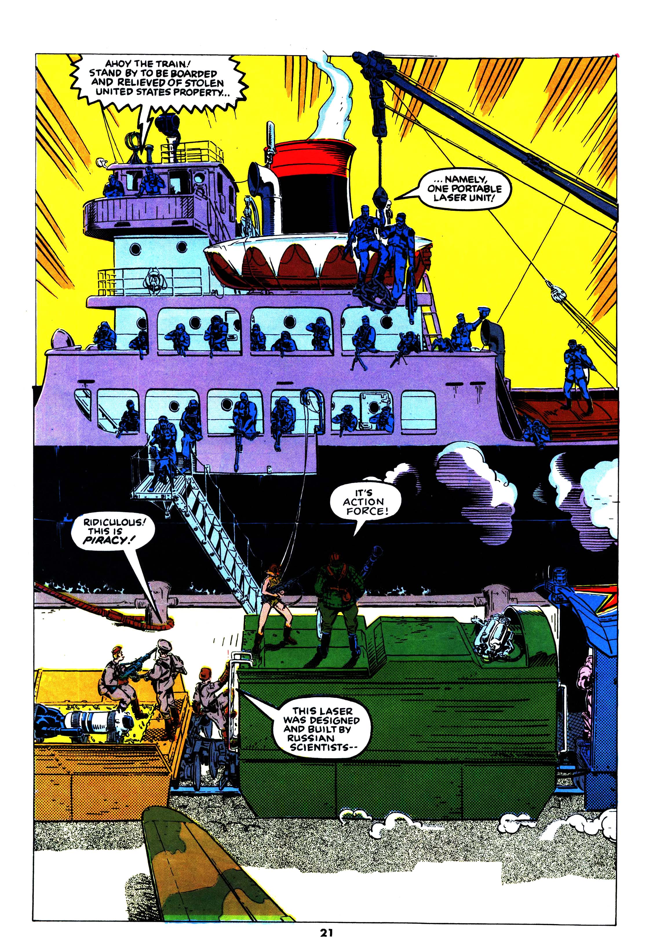 Read online Action Force comic -  Issue #35 - 21