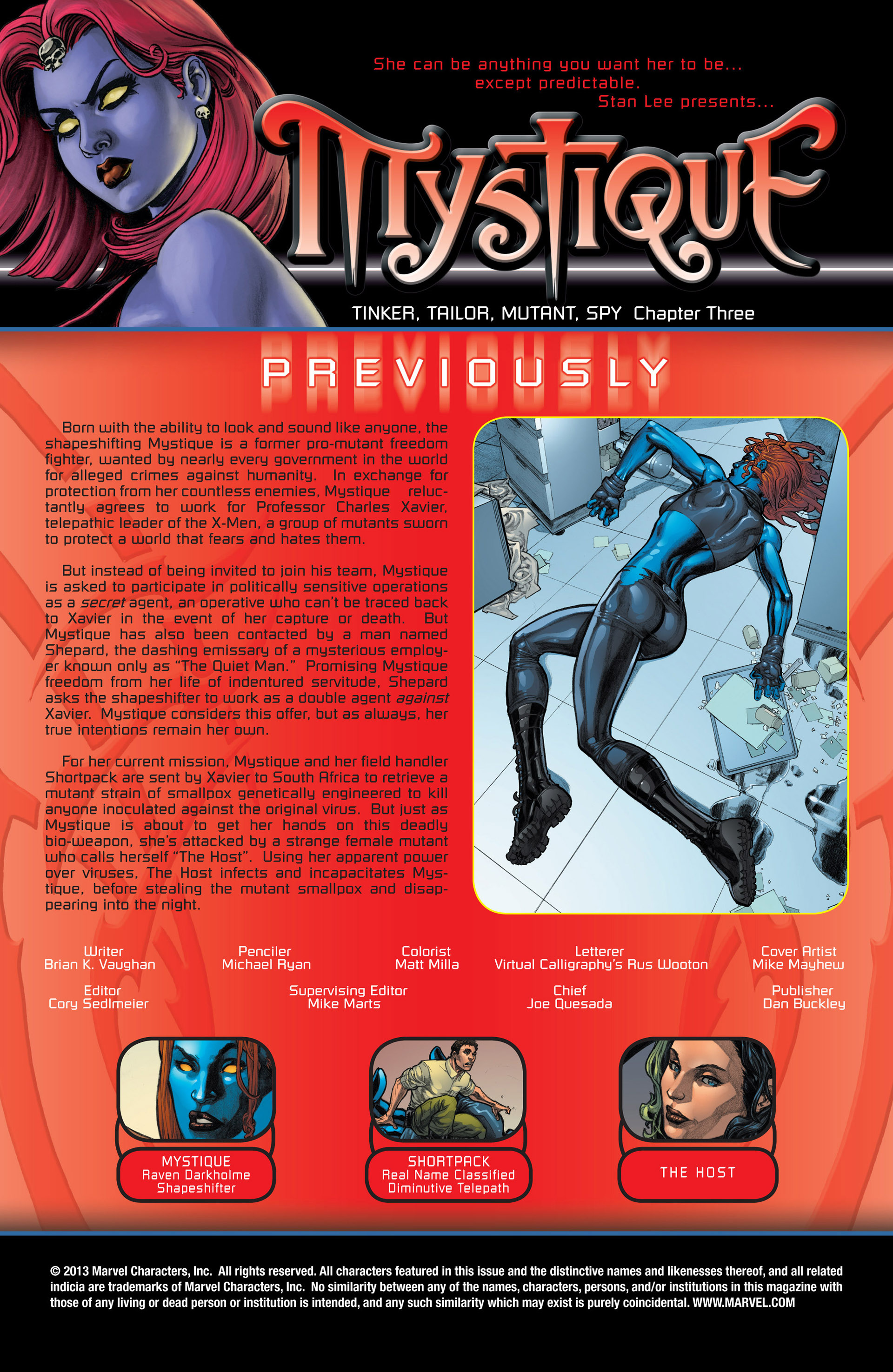 Read online Mystique comic -  Issue #9 - 2