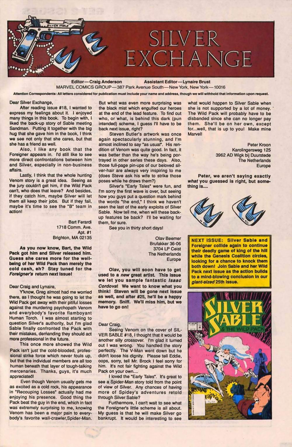 Read online Silver Sable and the Wild Pack comic -  Issue #23 - 24