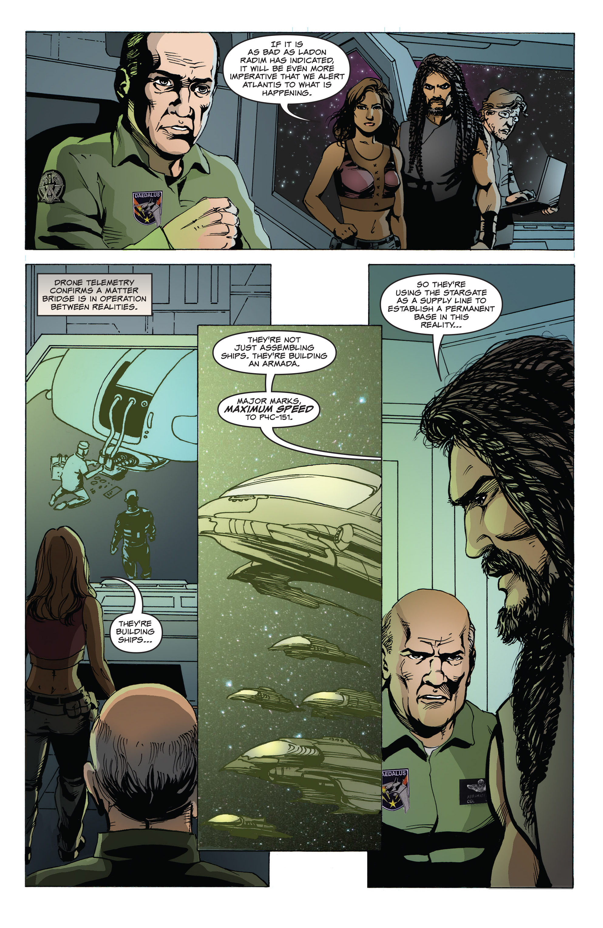 Read online Stargate Atlantis Back to Pegasus comic -  Issue #2 - 4