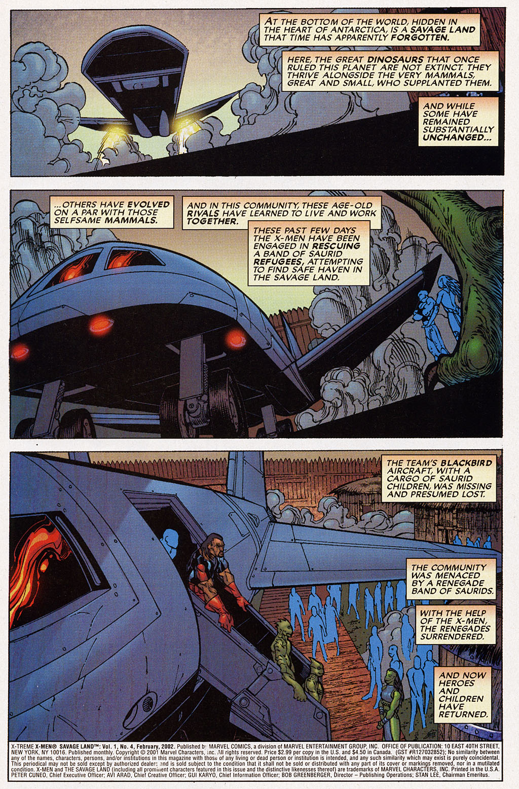 Read online X-Treme X-Men: Savage Land comic -  Issue #4 - 4
