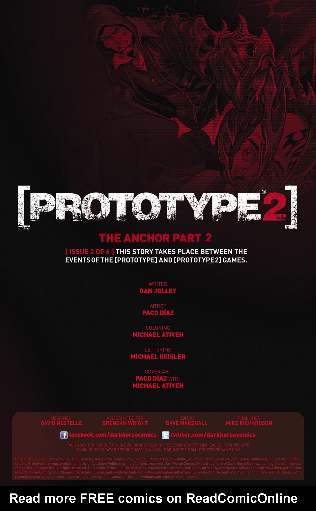 Read online Prototype 2 comic -  Issue #2 - 2