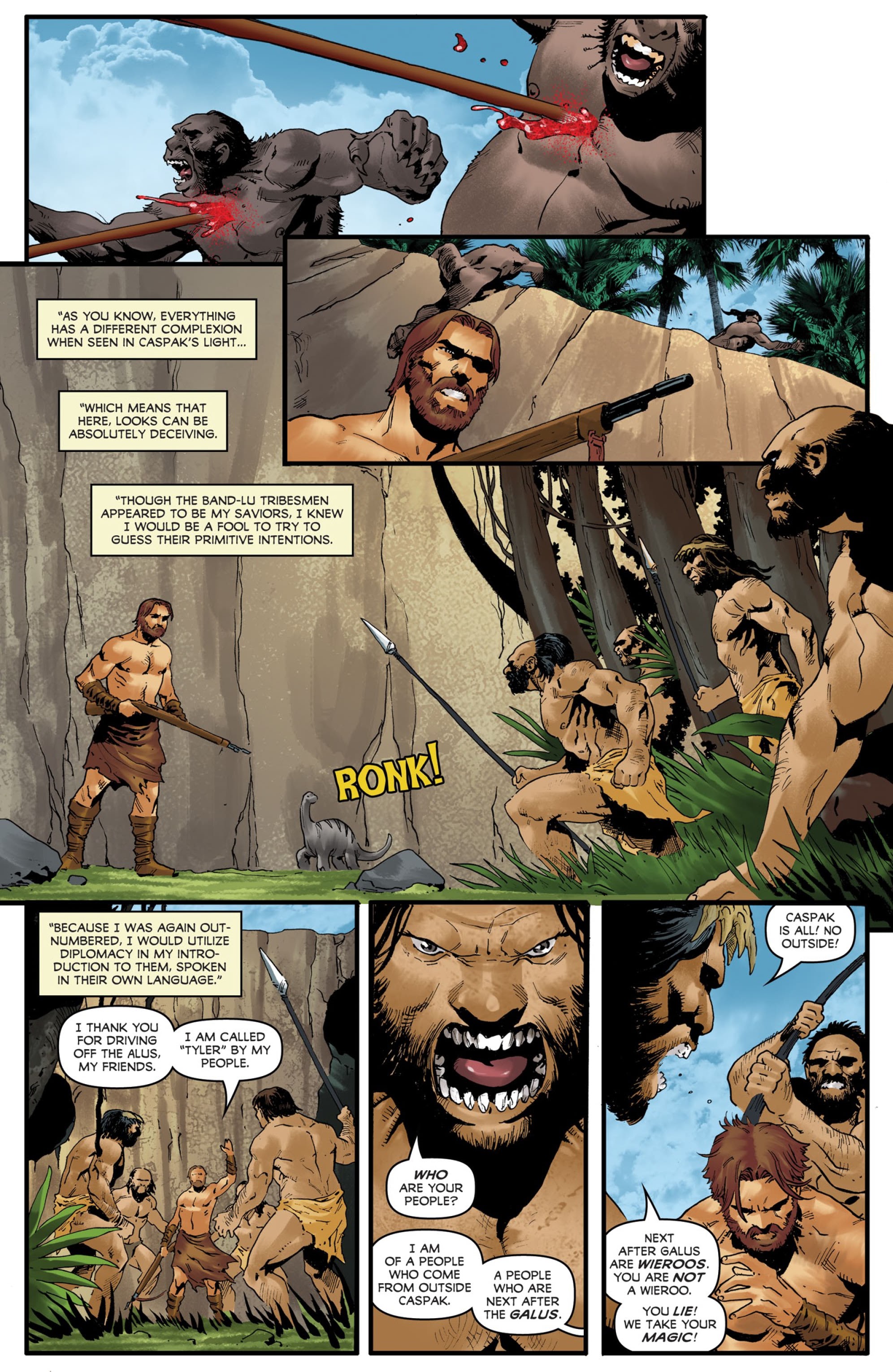 Read online The Land That Time Forgot: Fearless comic -  Issue #2 - 7