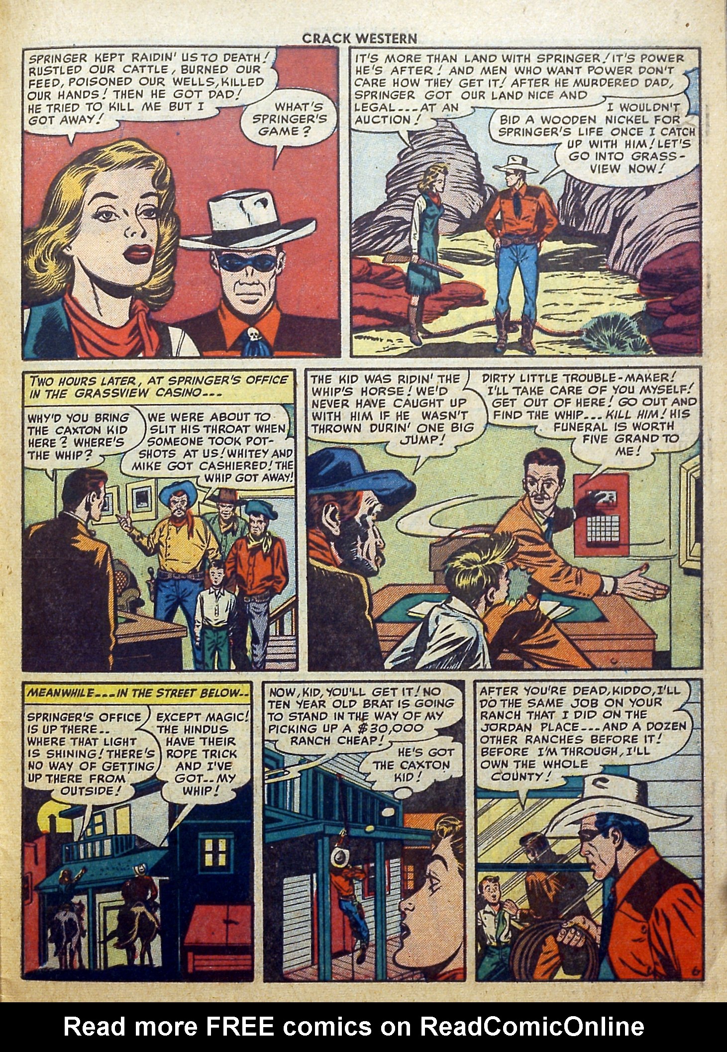Read online Crack Western comic -  Issue #78 - 31