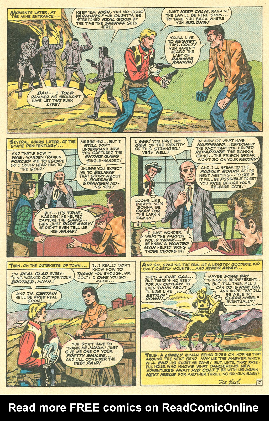 Read online Kid Colt Outlaw comic -  Issue #172 - 25