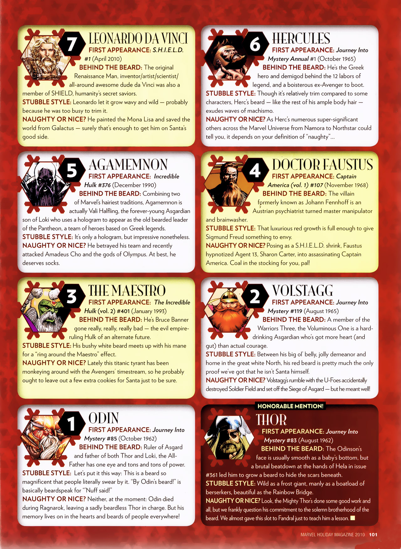 Read online Marvel Holiday Magazine 2010 comic -  Issue #1 - 105