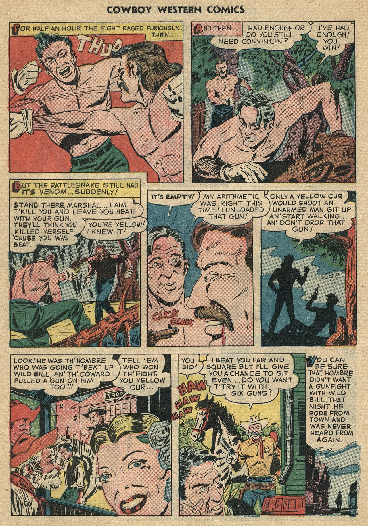 Read online Cowboy Western Comics (1948) comic -  Issue #34 - 6