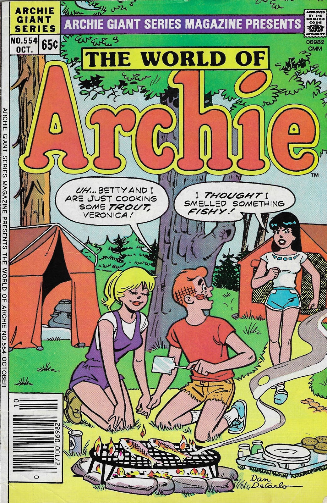 Archie Giant Series Magazine 554 Page 1