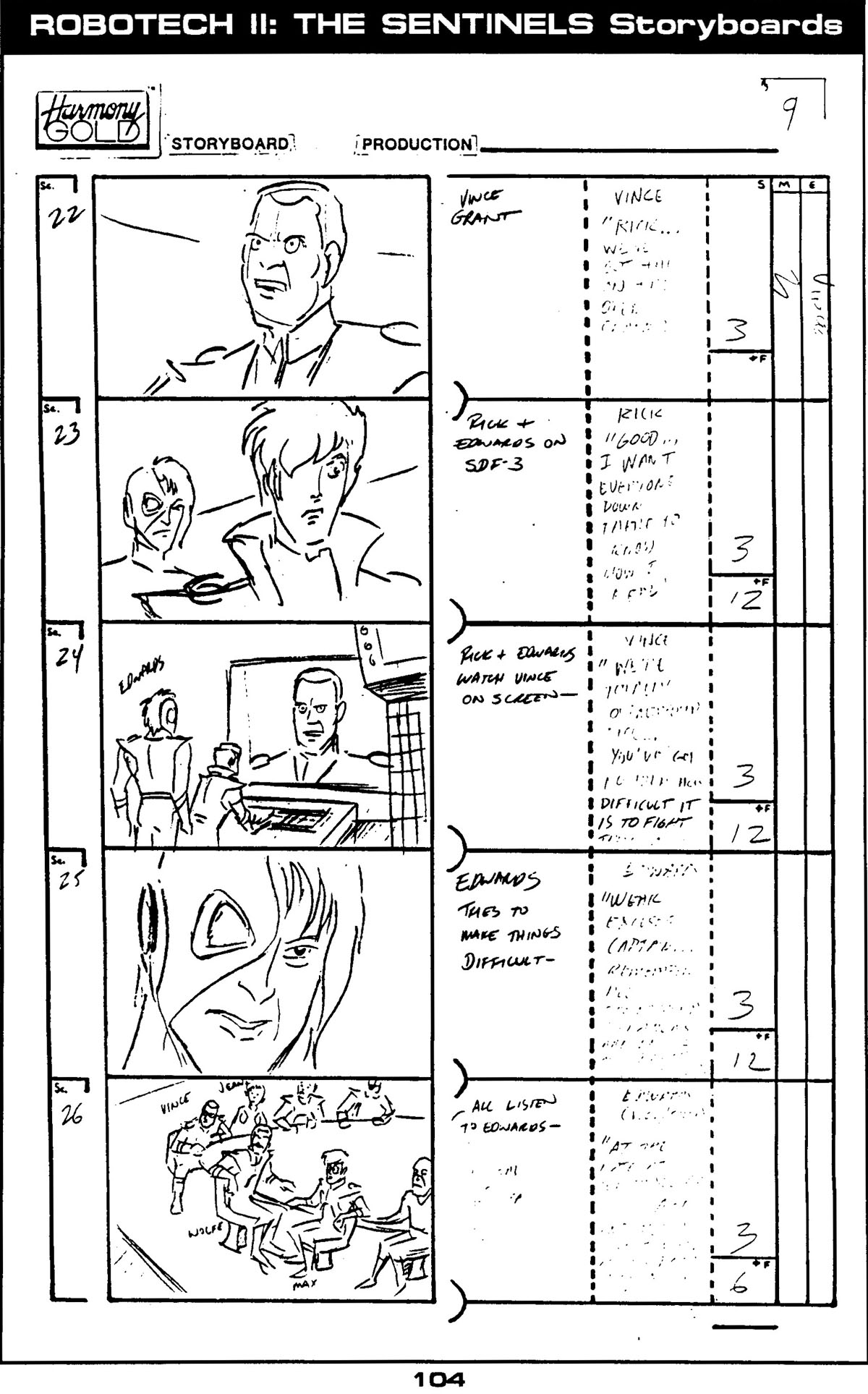 Read online Robotech II: The Sentinels comic -  Issue # _Script Book 2 - 100