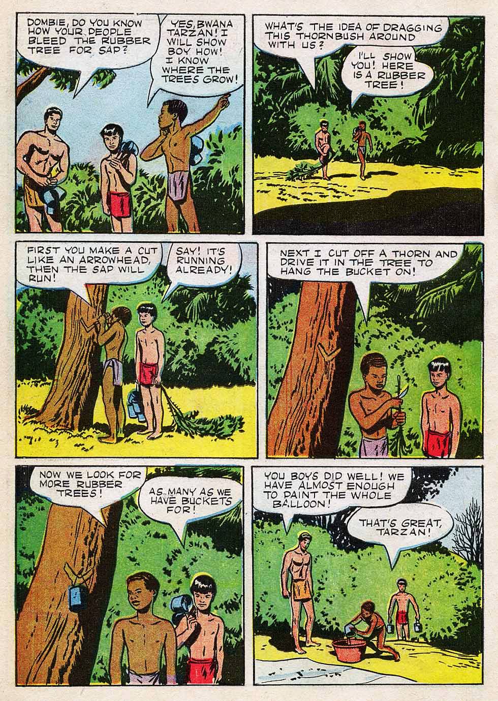 Read online Tarzan (1948) comic -  Issue #7 - 6