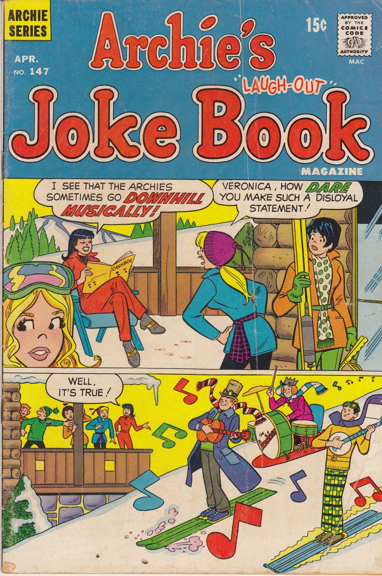 Read online Archie's Joke Book Magazine comic -  Issue #147 - 1