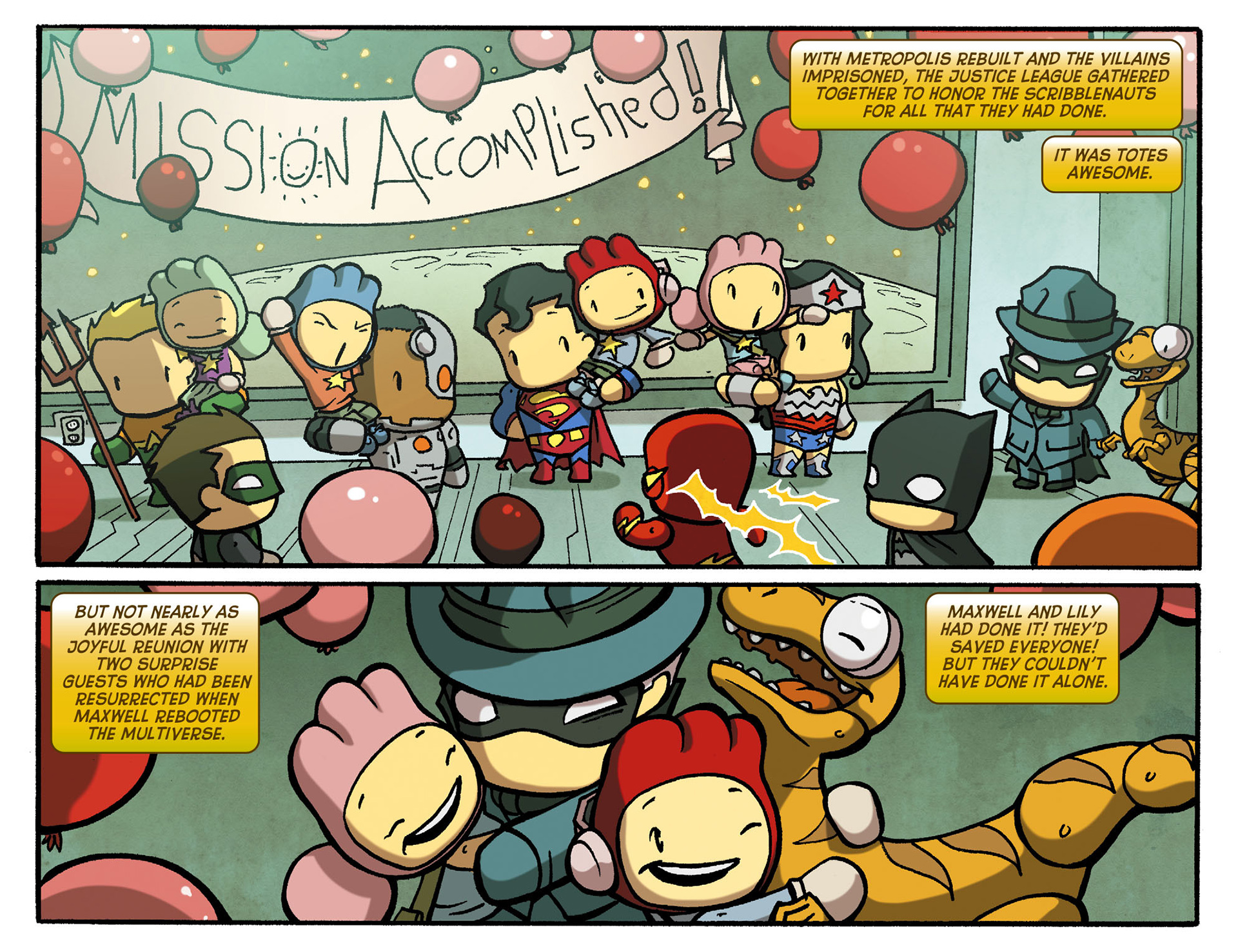Read online Scribblenauts Unmasked: A Crisis of Imagination comic -  Issue #18 - 20