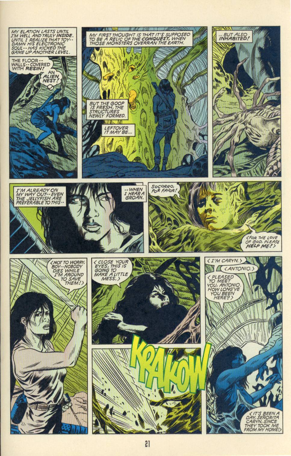 Read online Aliens/Predator: The Deadliest of the Species comic -  Issue #2 - 22