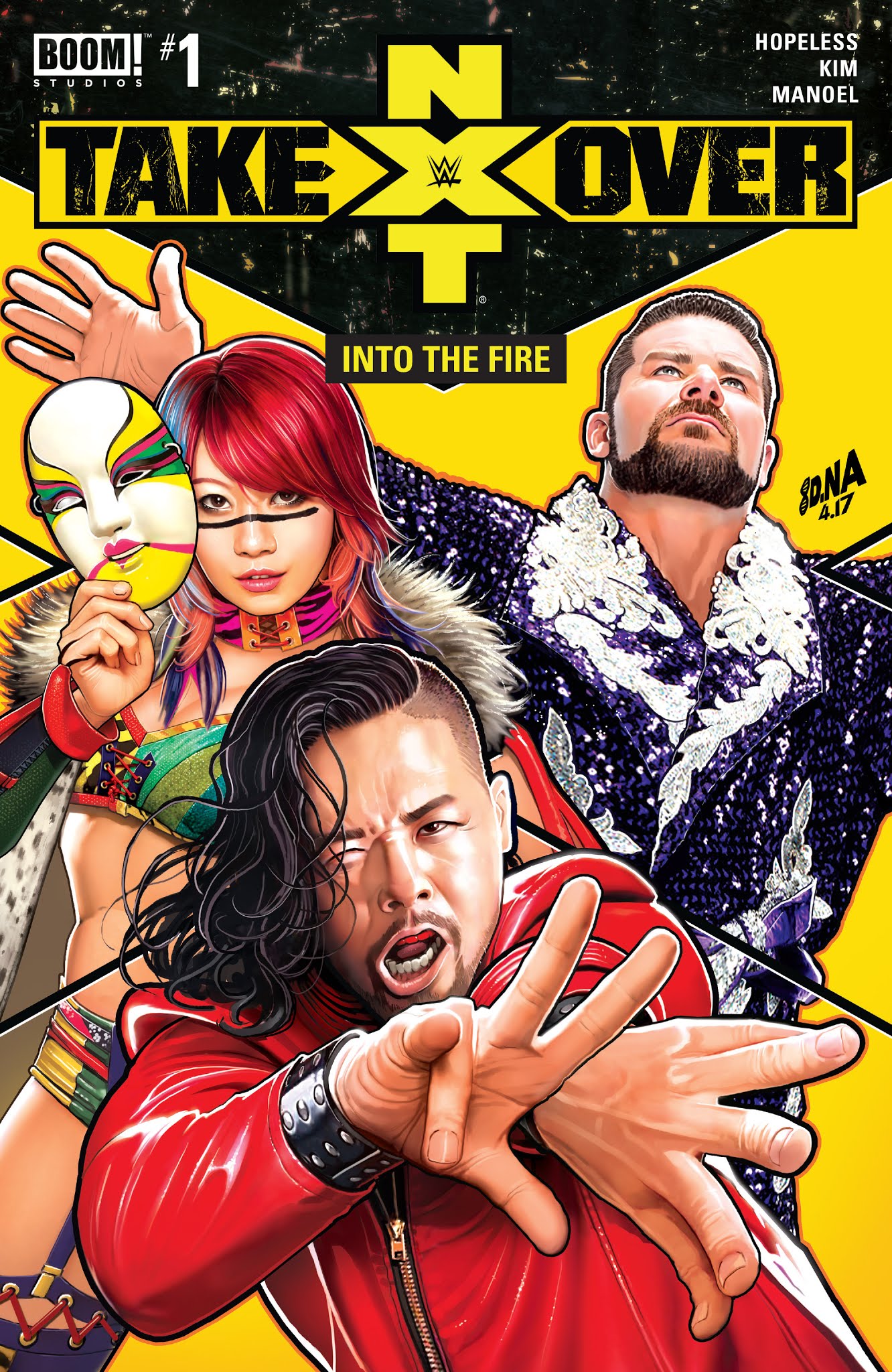 Read online WWE: NXT Takeover - Into the Fire comic -  Issue # Full - 1