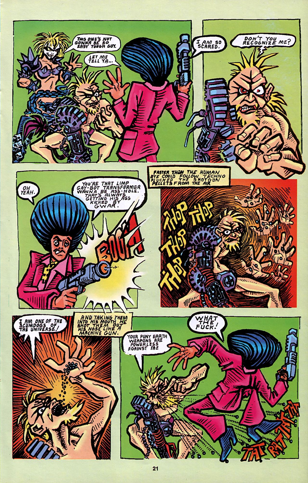 Read online Slavepit Funnies Featuring Gwar comic -  Issue #6 - 23