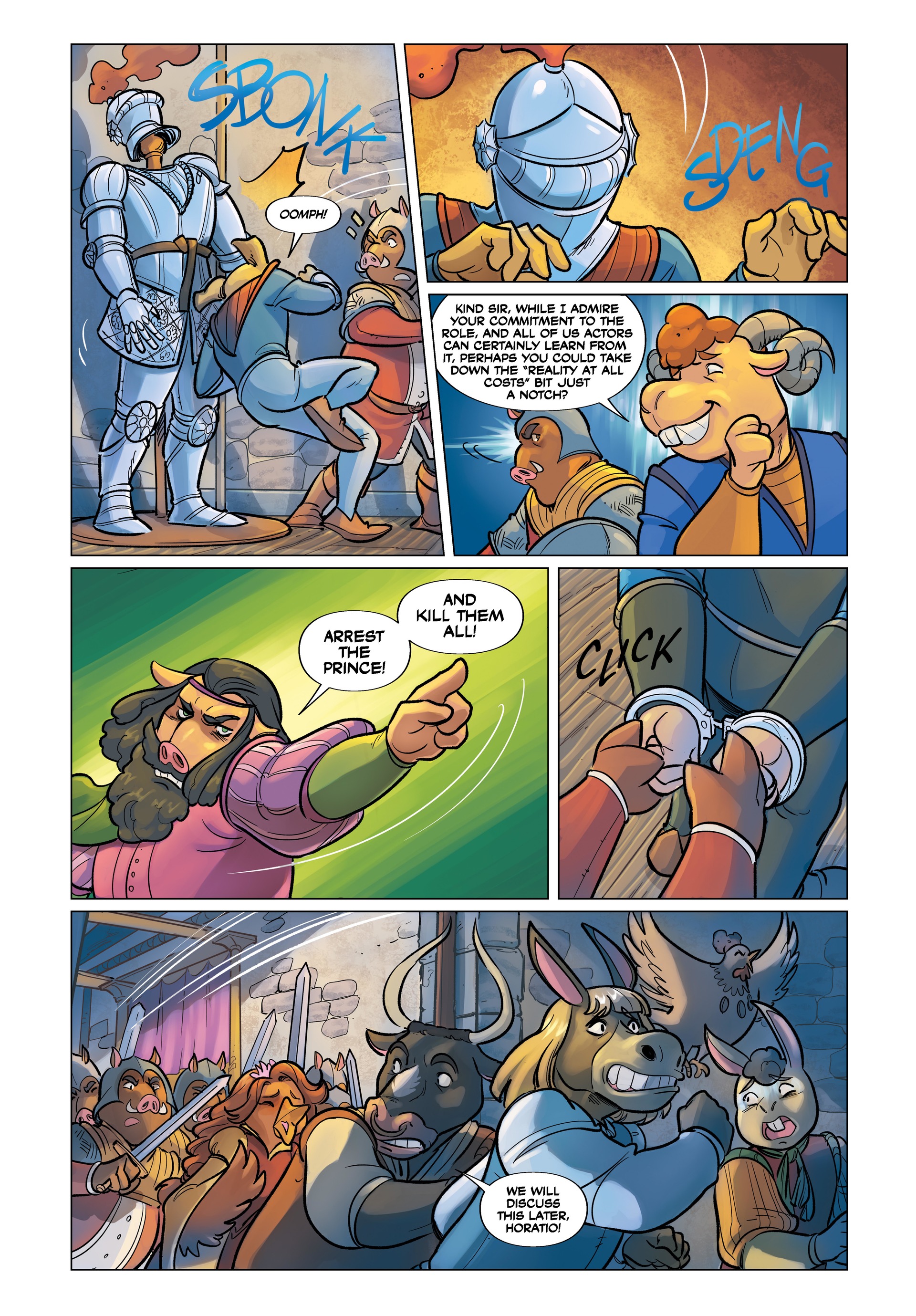 Read online Ham-let: A Shakespearean Mash-up comic -  Issue # Full - 36