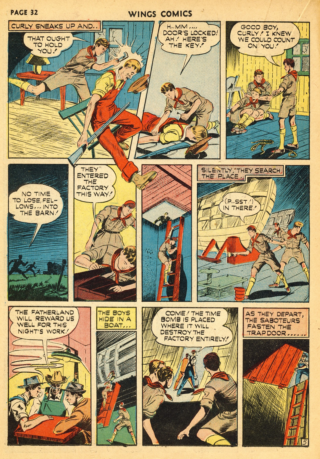 Read online Wings Comics comic -  Issue #14 - 35