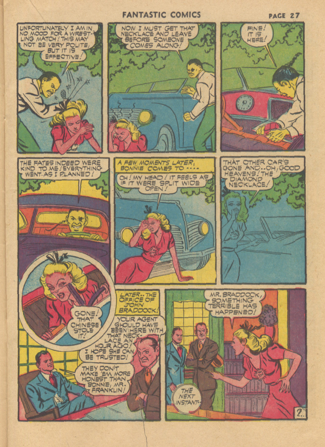 Read online Fantastic Comics comic -  Issue #23 - 28