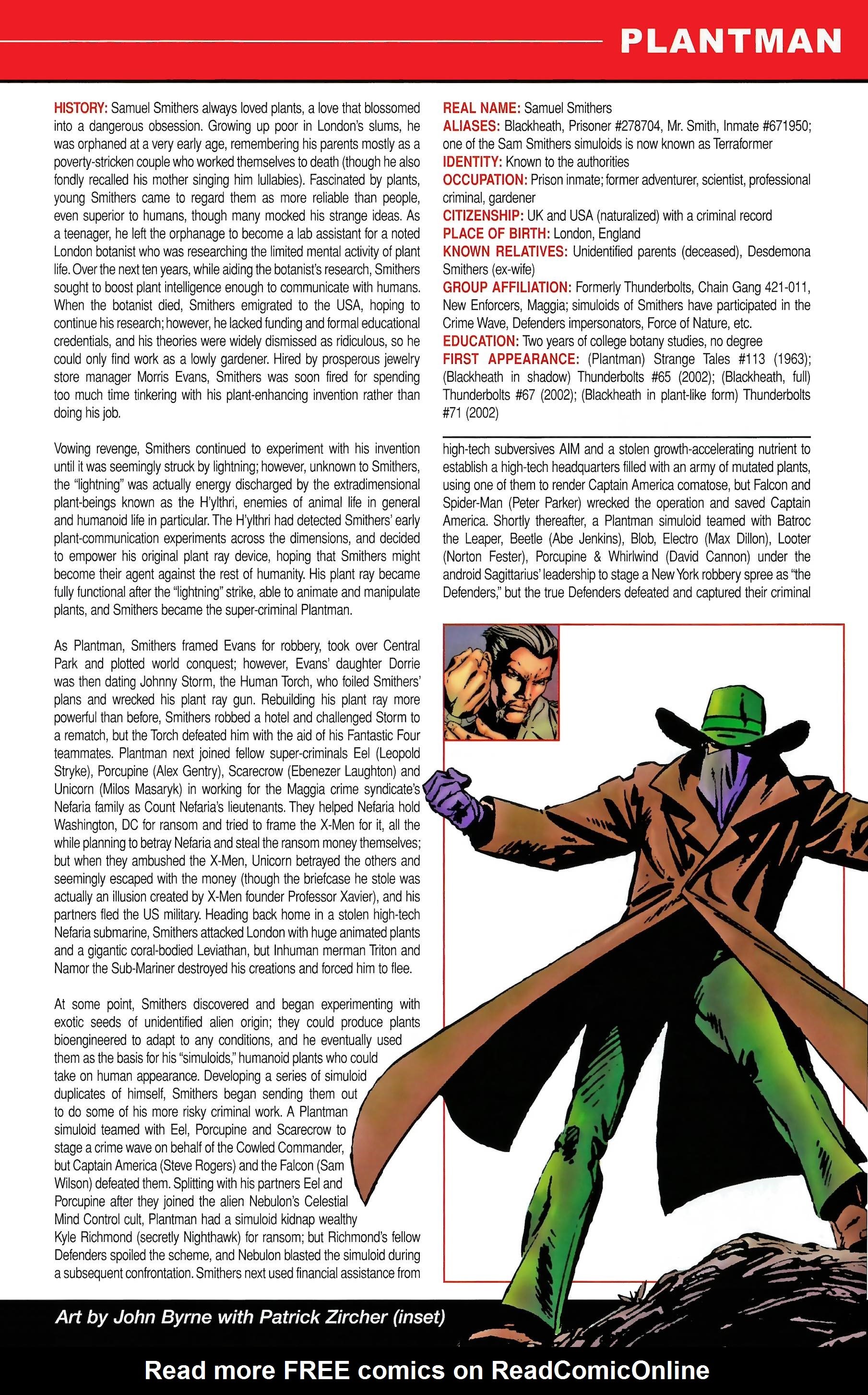 Read online Official Handbook of the Marvel Universe A to Z comic -  Issue # TPB 9 (Part 1) - 13