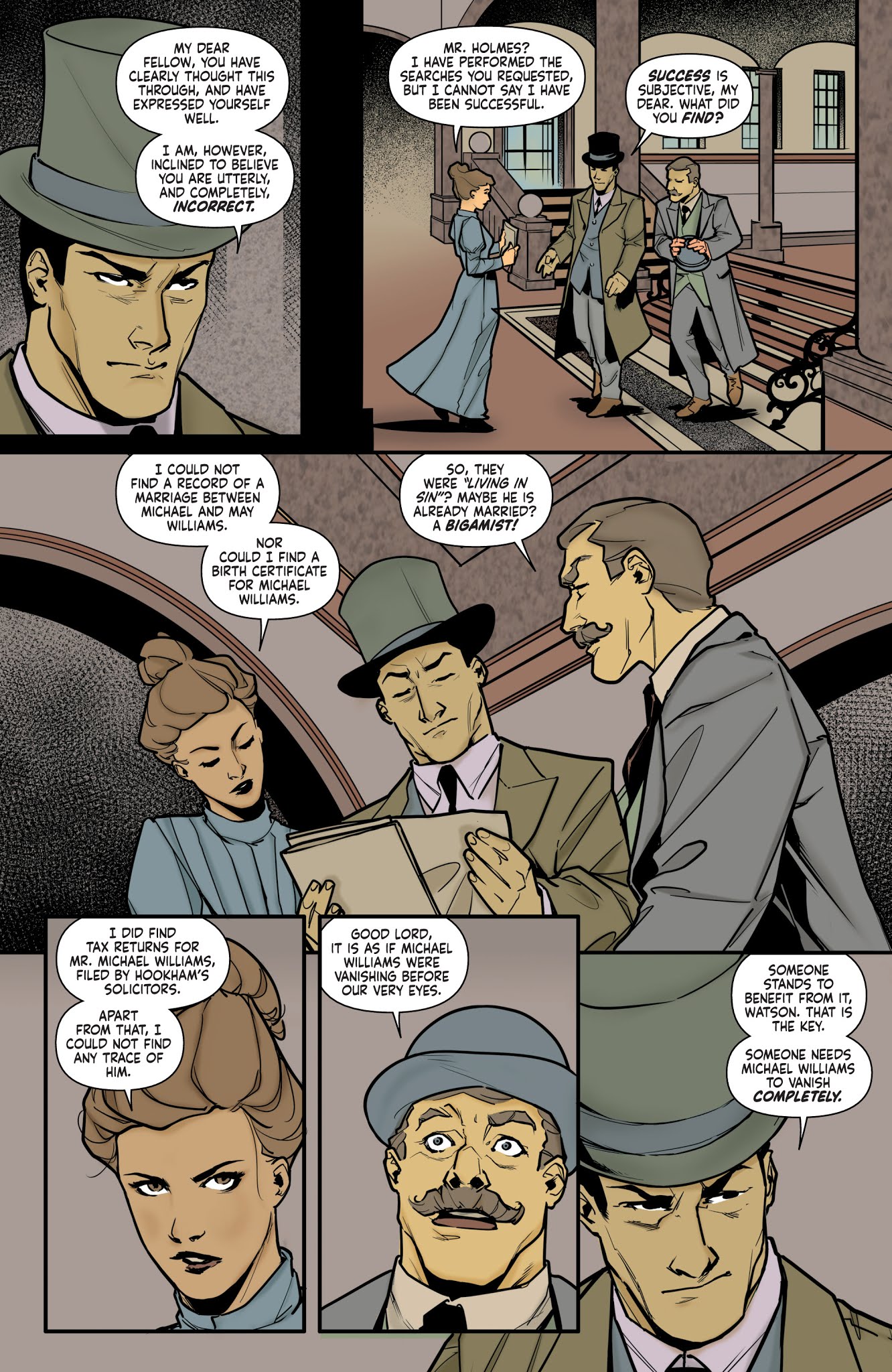 Read online Sherlock Holmes: The Vanishing Man comic -  Issue #2 - 23
