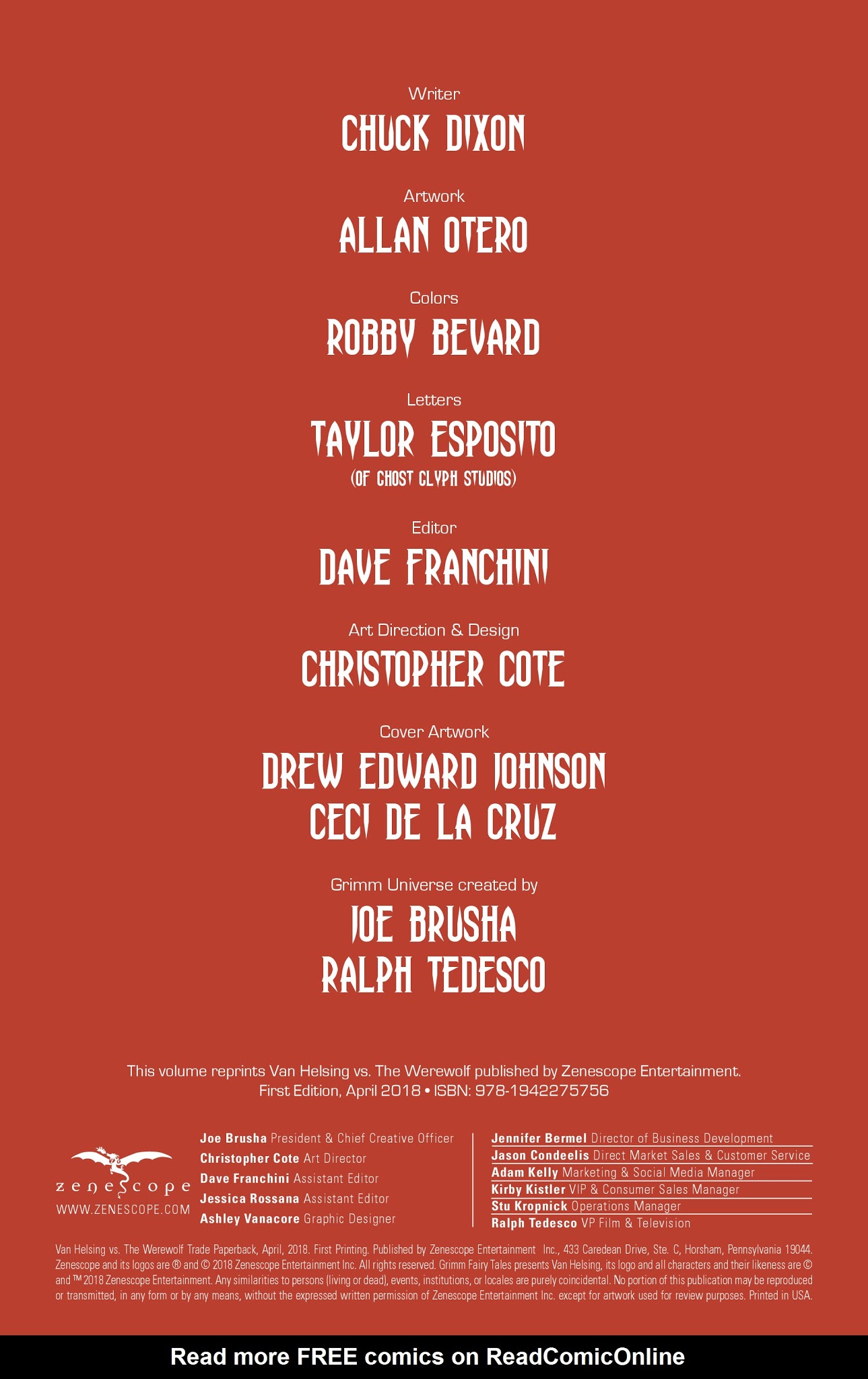 Read online Van Helsing vs. Werewolf comic -  Issue # _TPB 1 - 3