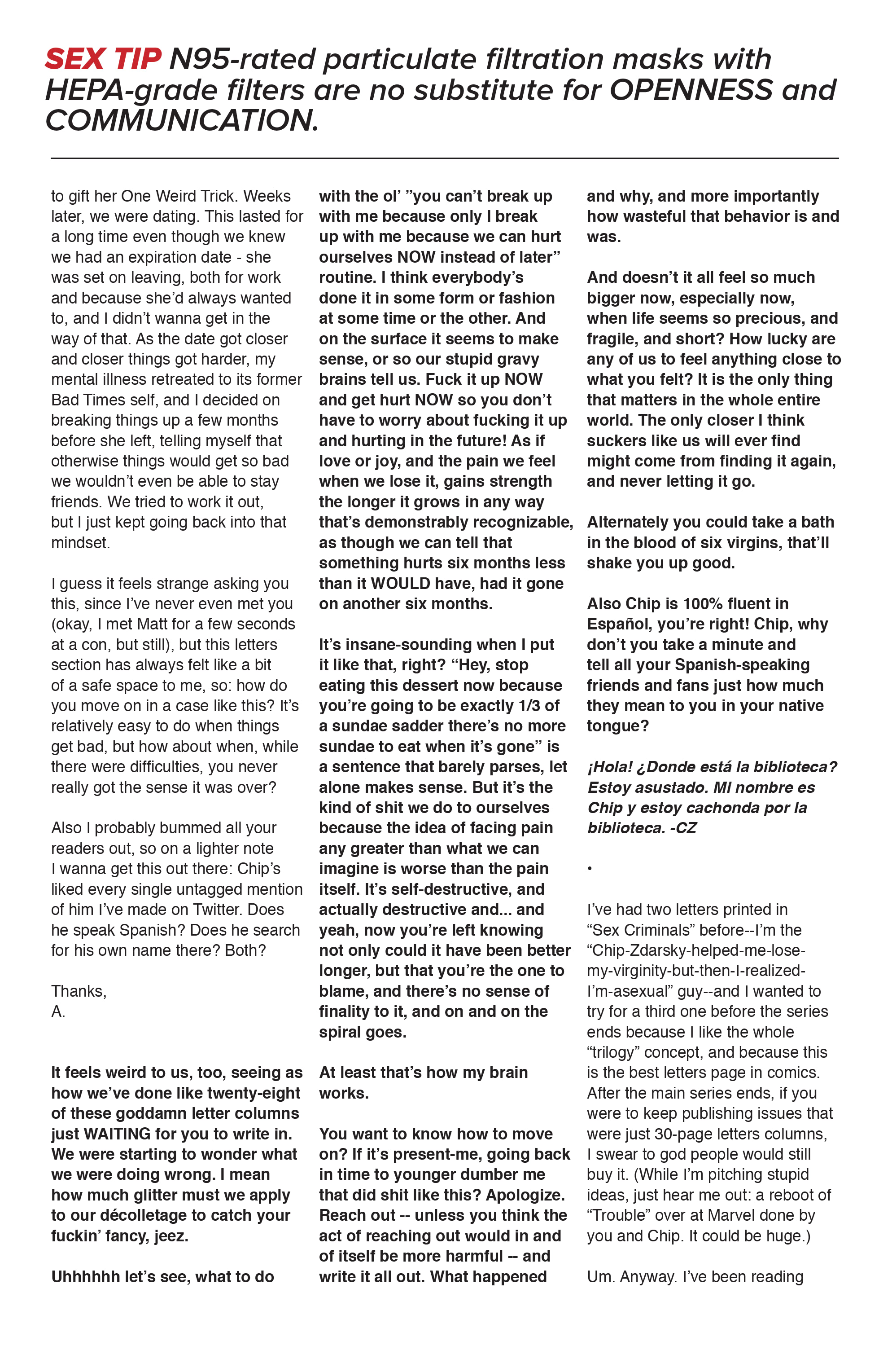 Read online Sex Criminals comic -  Issue #29 - 29